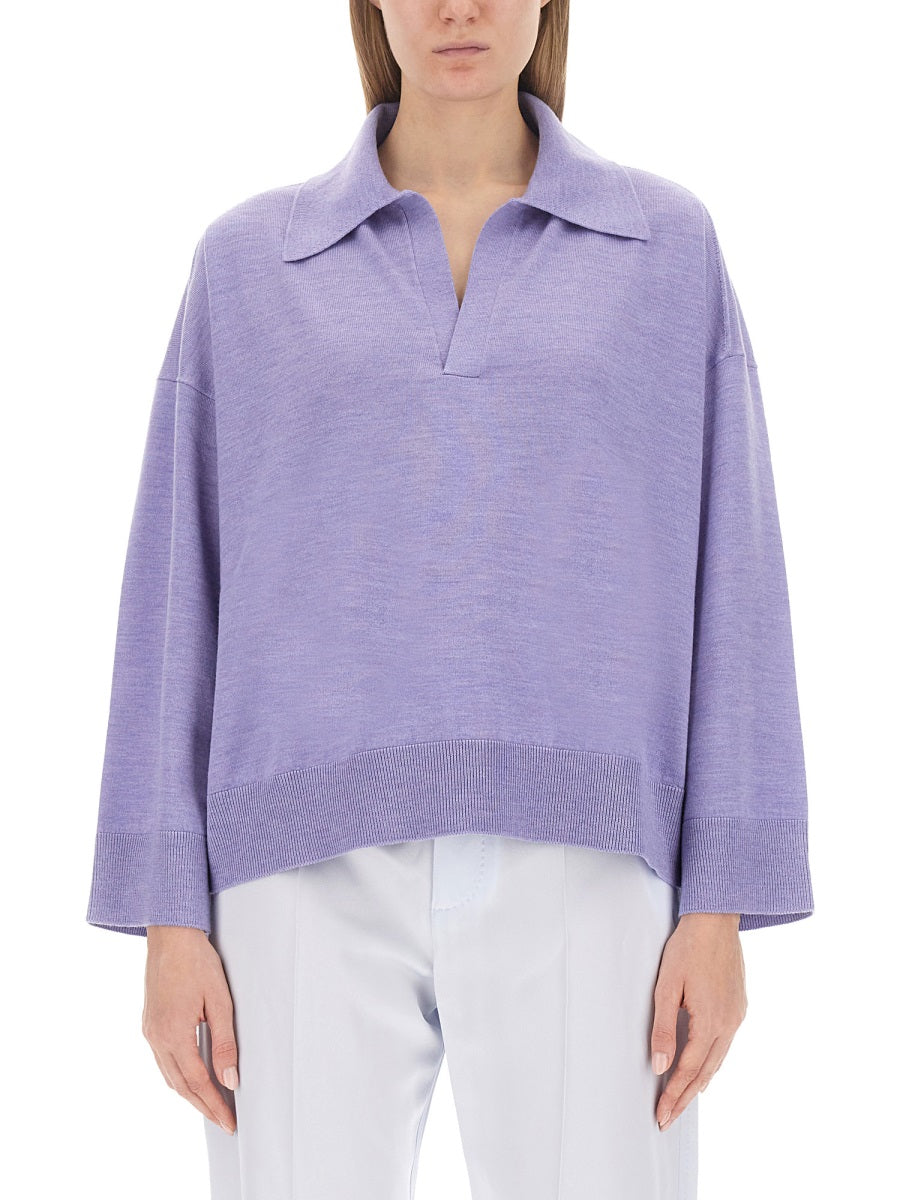 Bottega Veneta Women Wool Polo. BOTTEGA VENETA