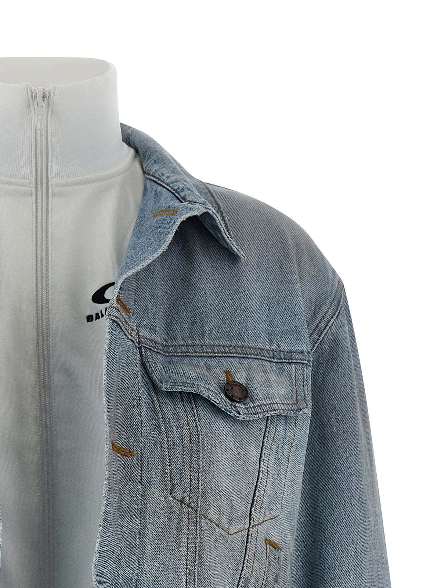 Balenciaga Women Double Layer Jacket BALENCIAGA