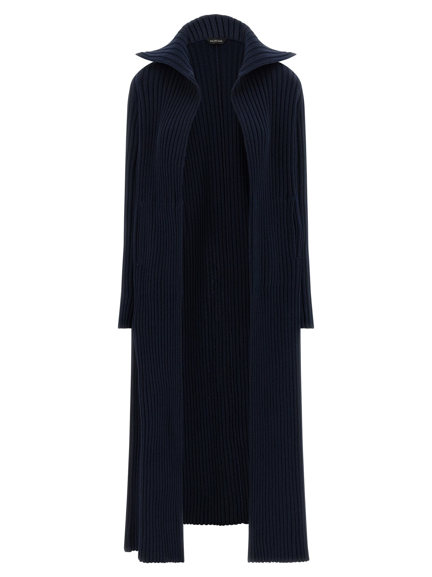 Balenciaga Women Ribbed Cardigan BALENCIAGA