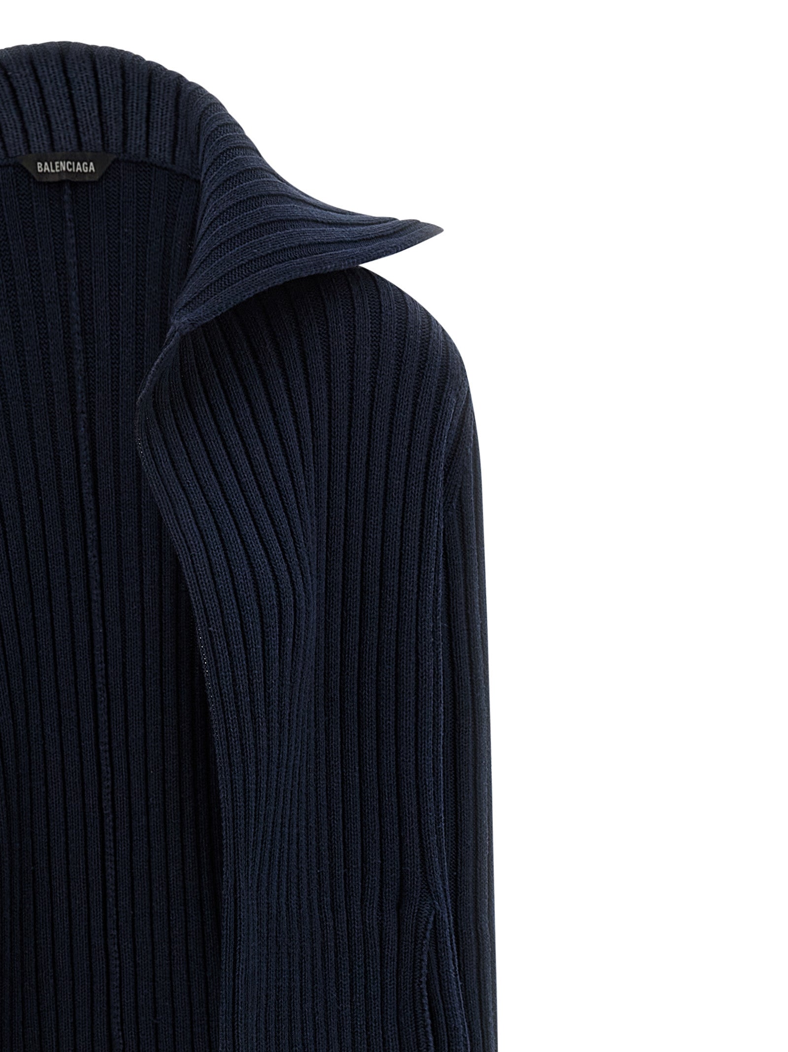Balenciaga Women Ribbed Cardigan BALENCIAGA