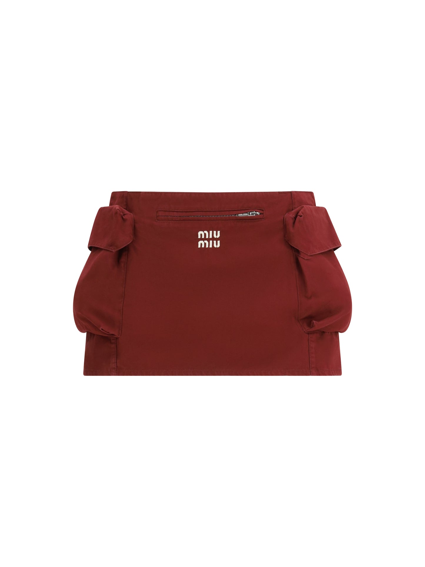 Miu Miu Women Cotton Mini Skirt MIU MIU