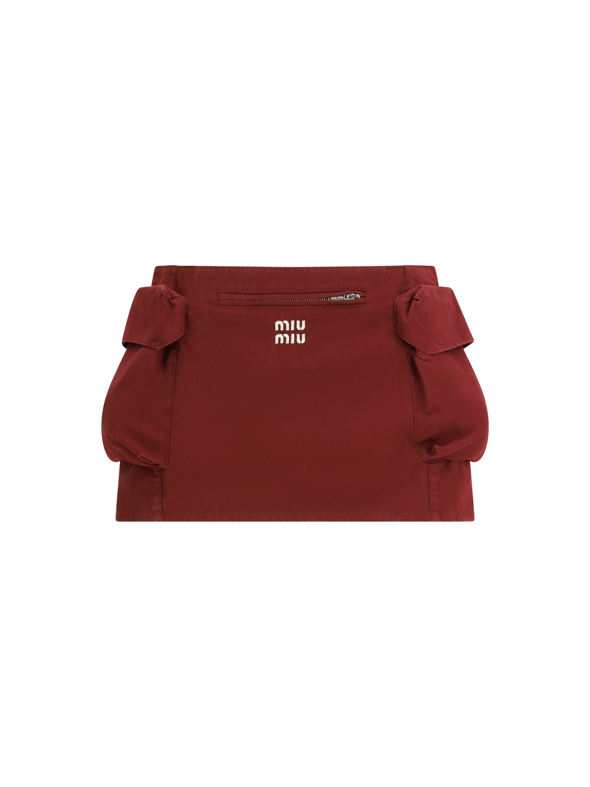 Miu Miu Women Cotton Mini Skirt MIU MIU