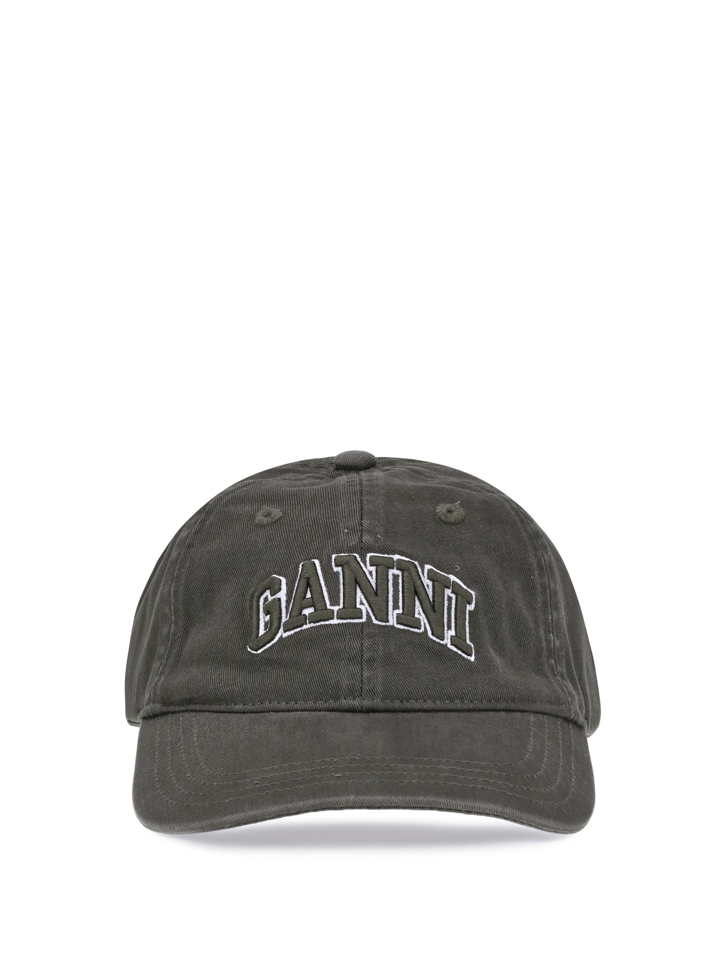 Ganni Women Logo Baseball Cap GANNI