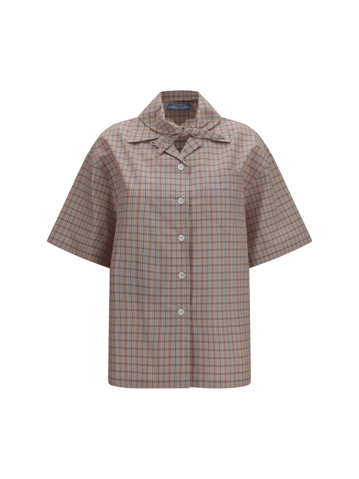 Prada Women Short-Sleeved Check Shirt PRADA