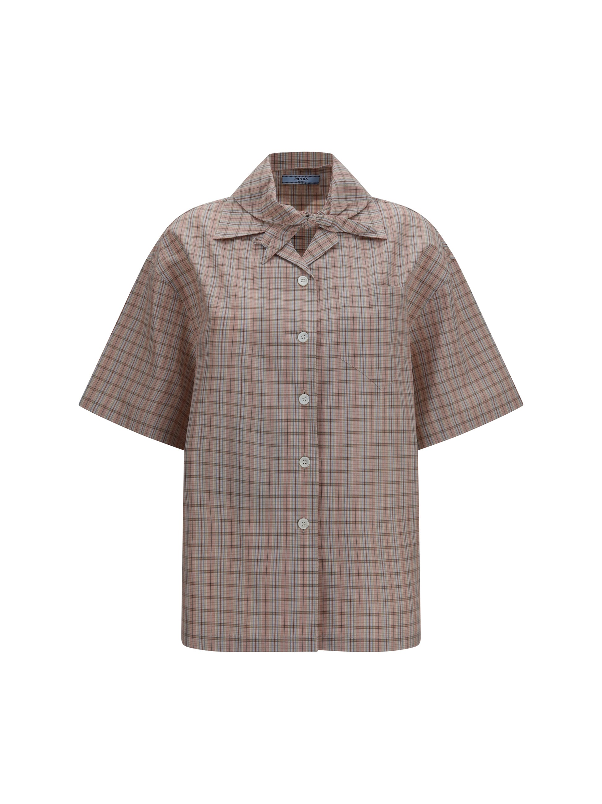 Prada Women Short-Sleeved Check Shirt PRADA