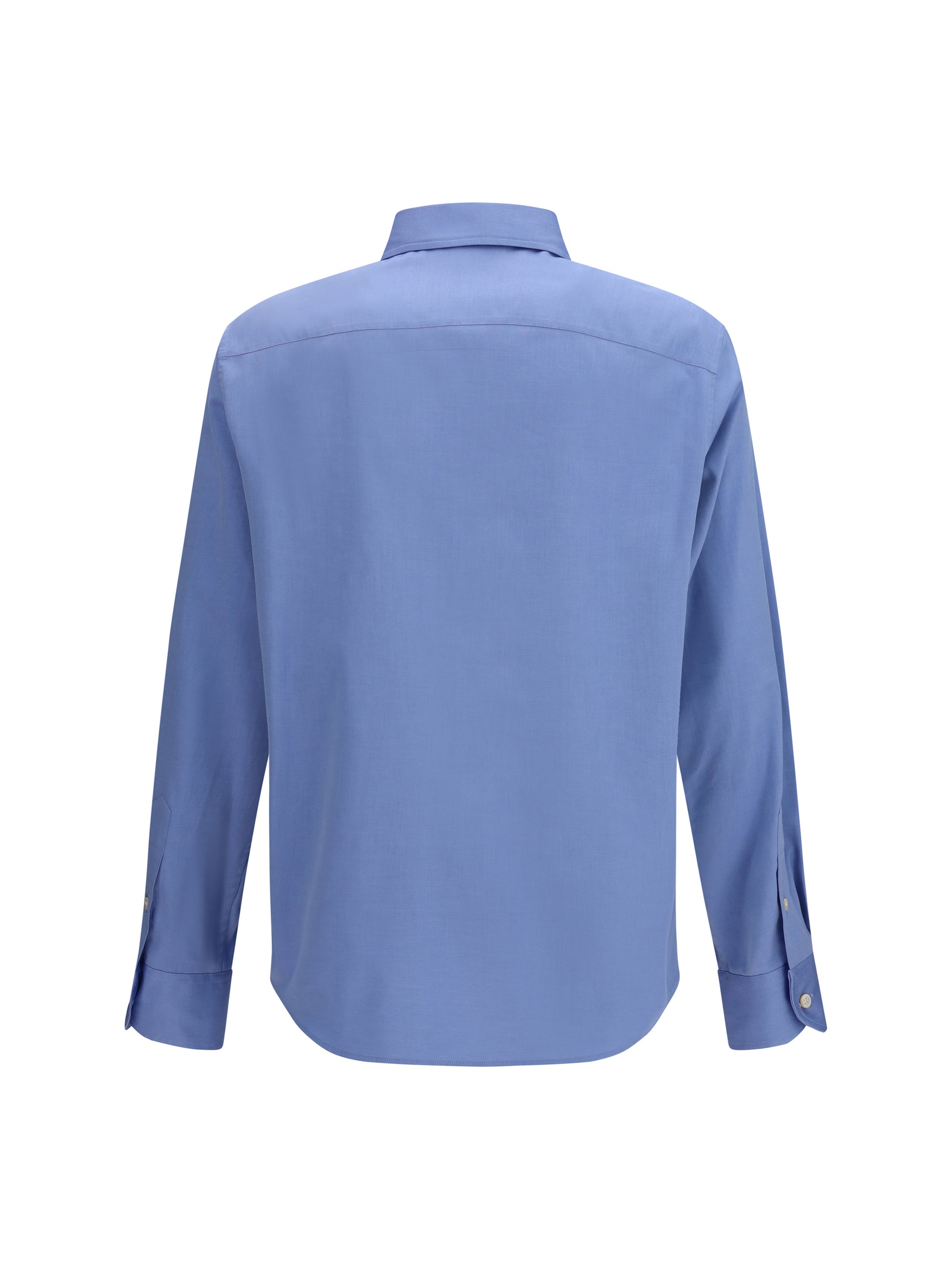 Valentino Men Lightweight Cotton Shirt With Vgold VALENTINO
