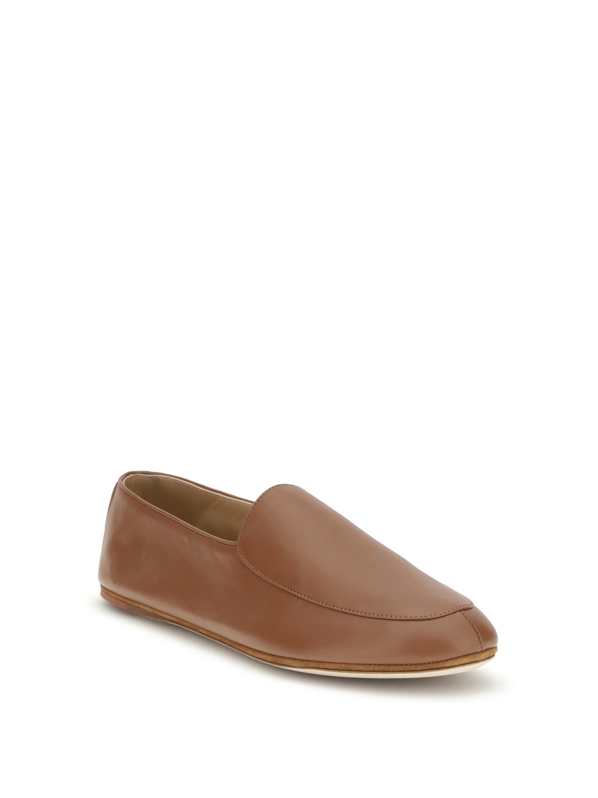 Loro Piana Women Leather Loafers LORO PIANA