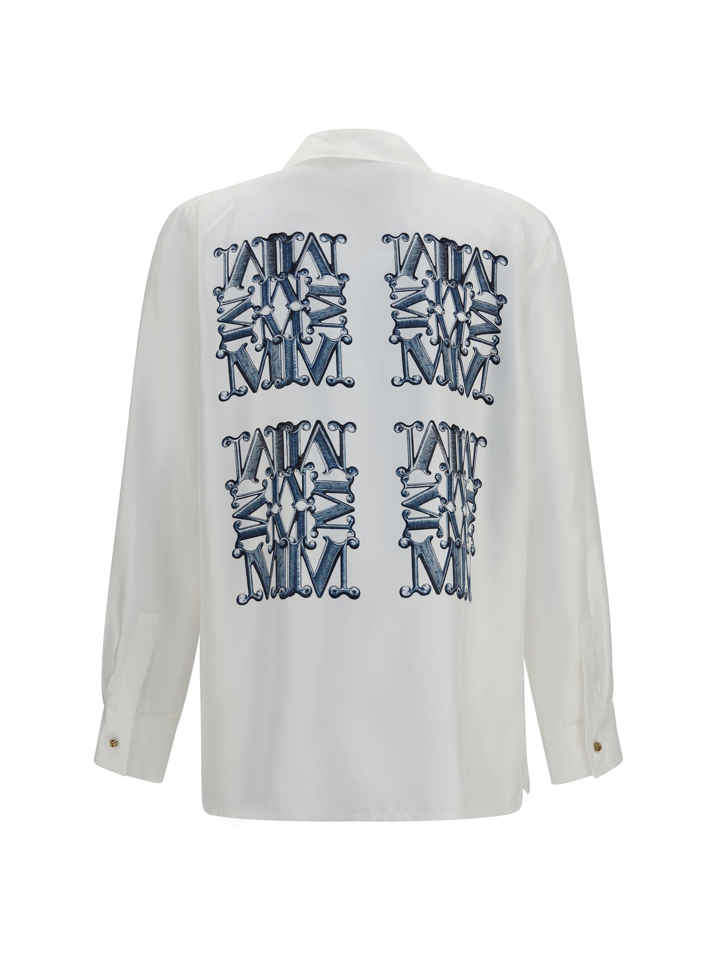 Max Mara Women Printed Silk Twill Shirt MAX MARA