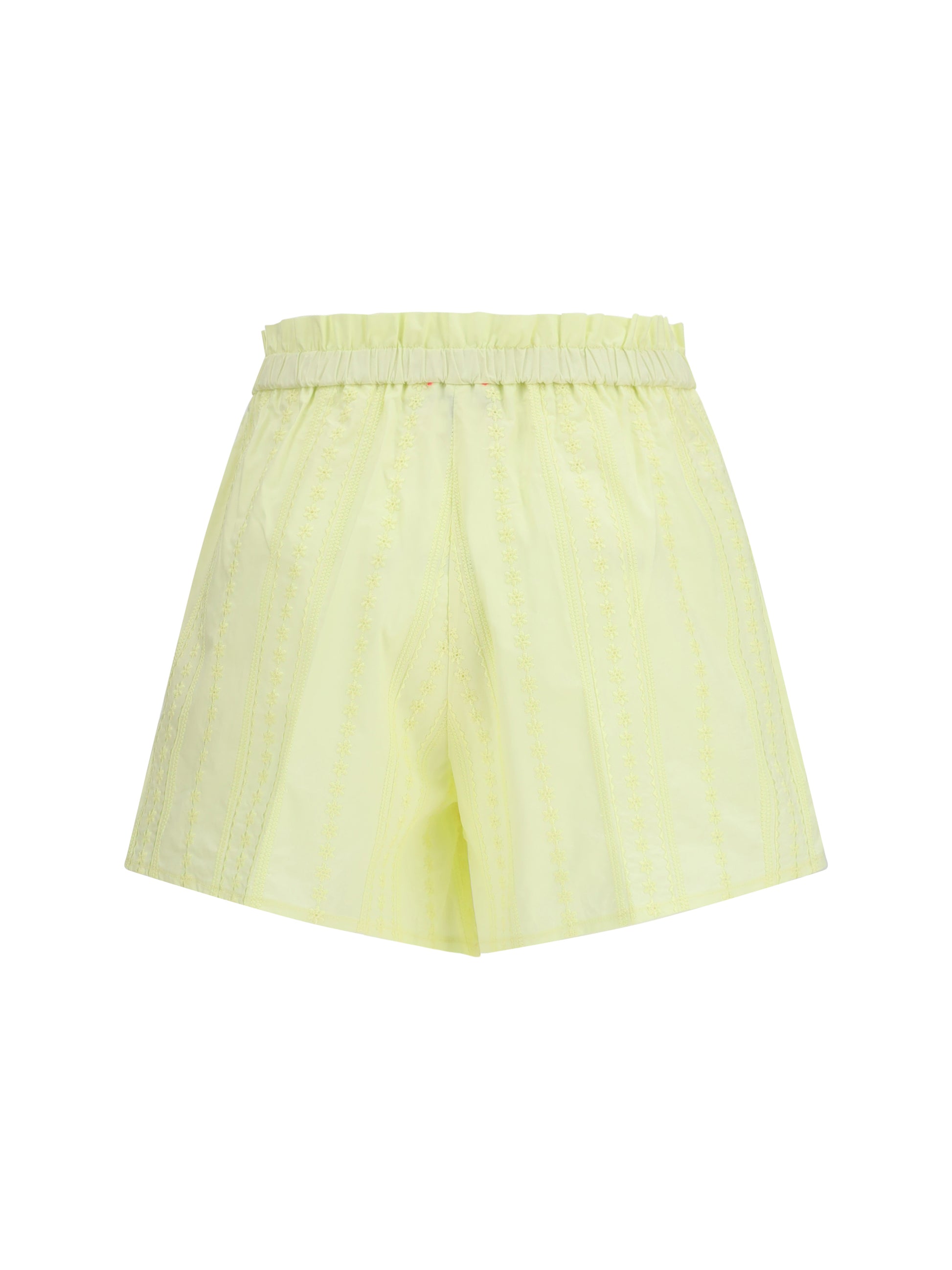 Forte_Forte Women Les Fleurs Embroidery Cotton Poplin Shorts FORTE FORTE