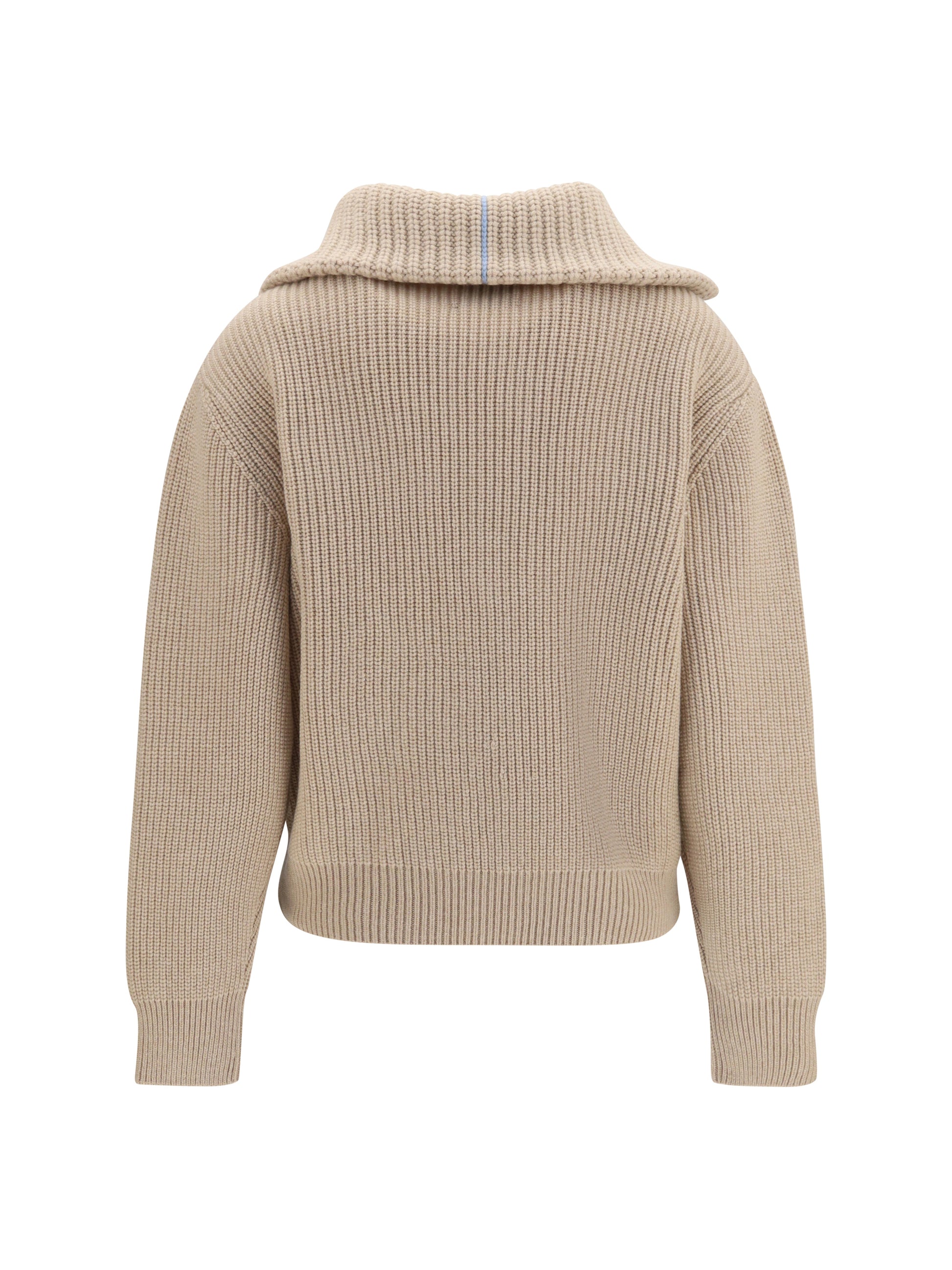 Malo Women Cashmere High-Neck Zip Sweater MALO