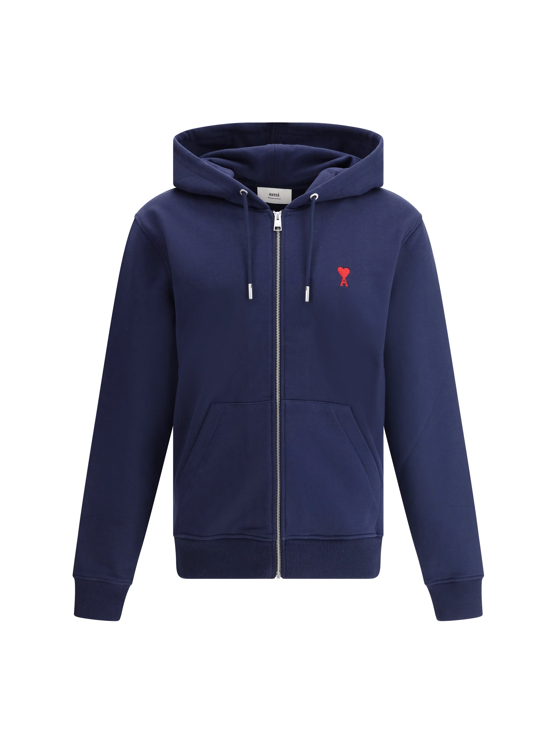 Ami Paris Men Logoed Hoodie AMI PARIS