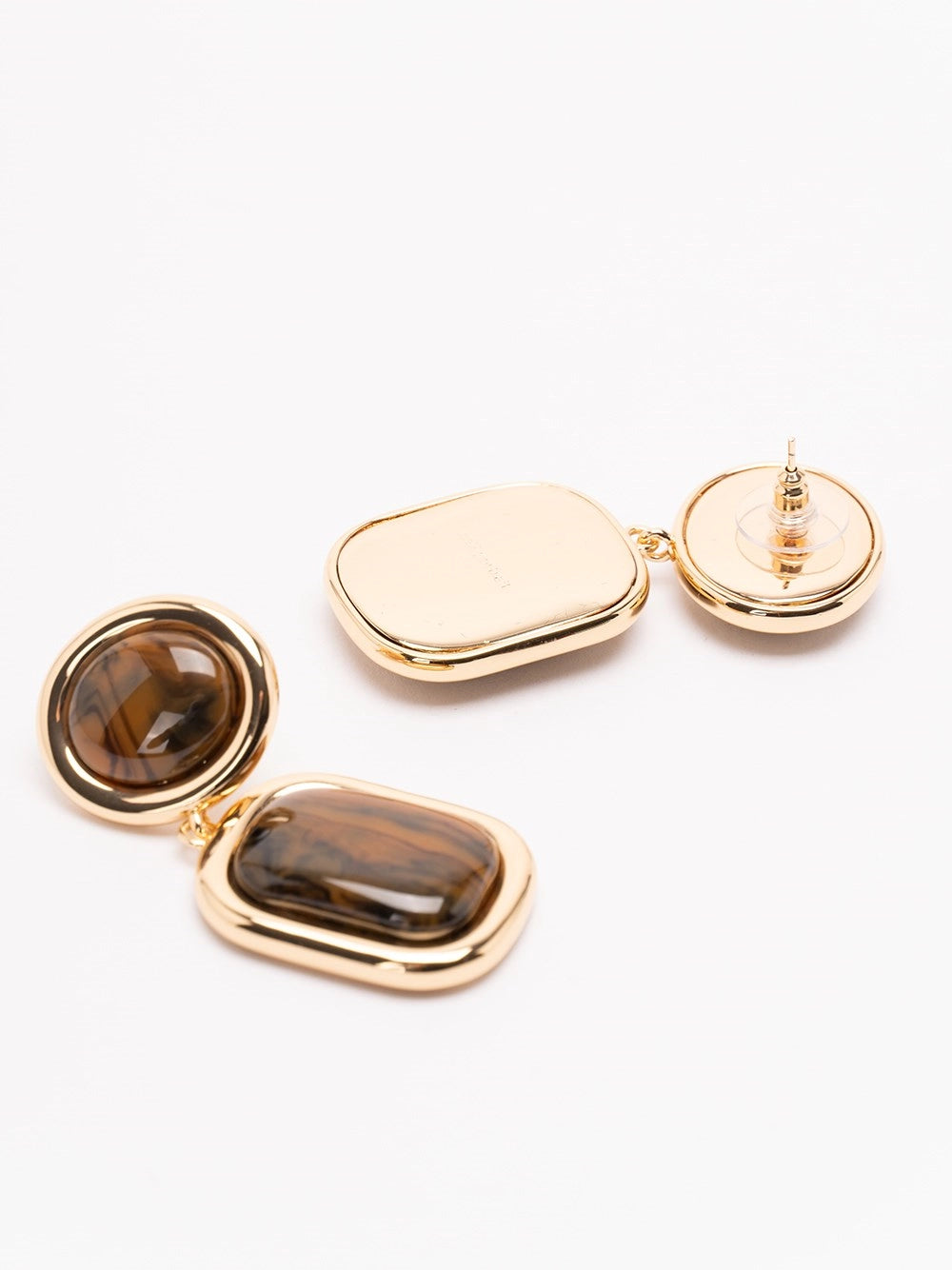 Self-Portrait Women Enamel Gold Tiered Earrings SELF-PORTRAIT