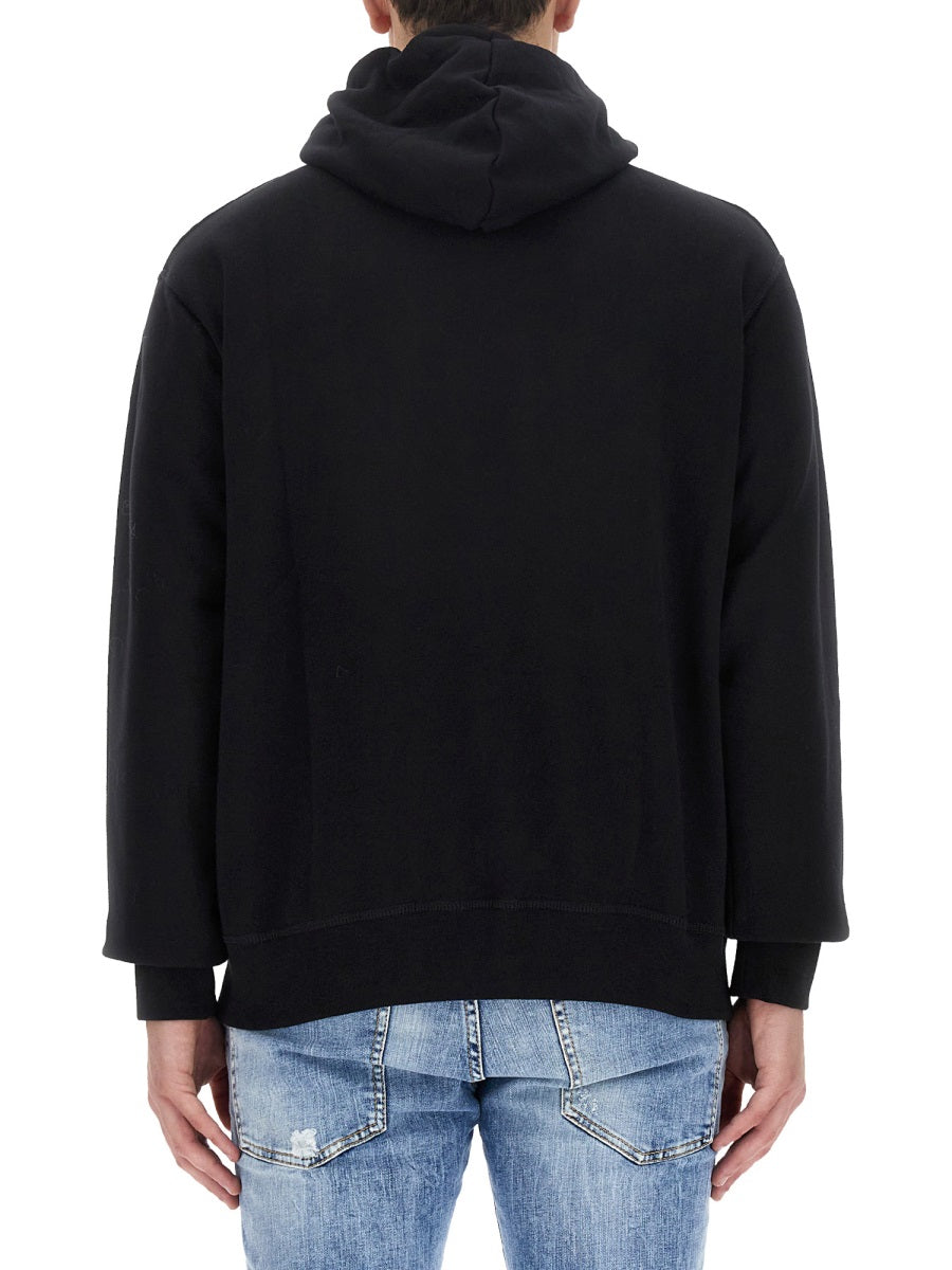 Dsquared Men Sweatshirt With Logo Print DSQUARED2