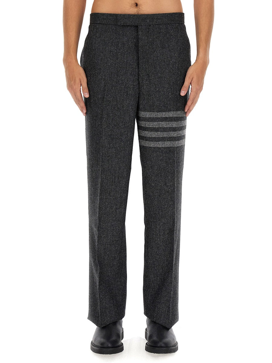 Thom Browne Men Tweed Pants THOM BROWNE