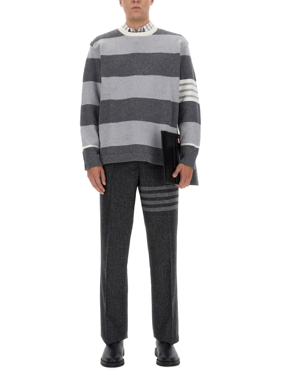 Thom Browne Men Tweed Pants THOM BROWNE