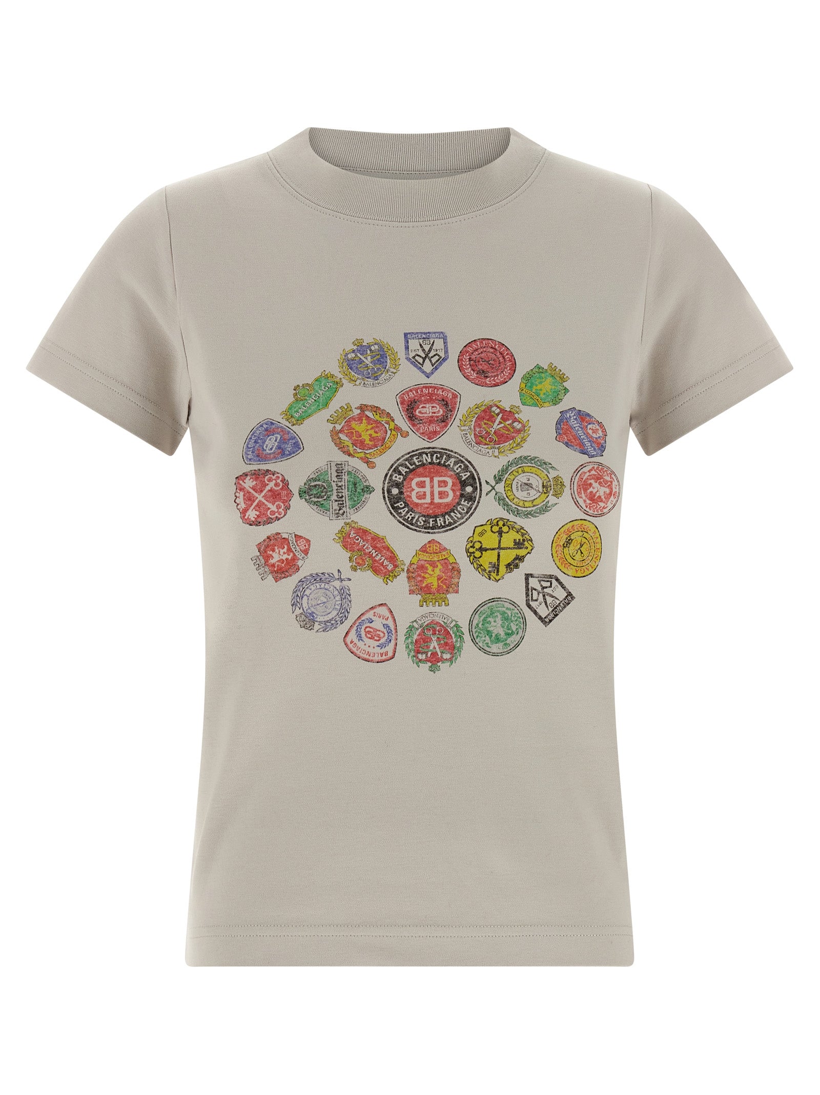 Balenciaga Women Logo Print T-Shirt BALENCIAGA