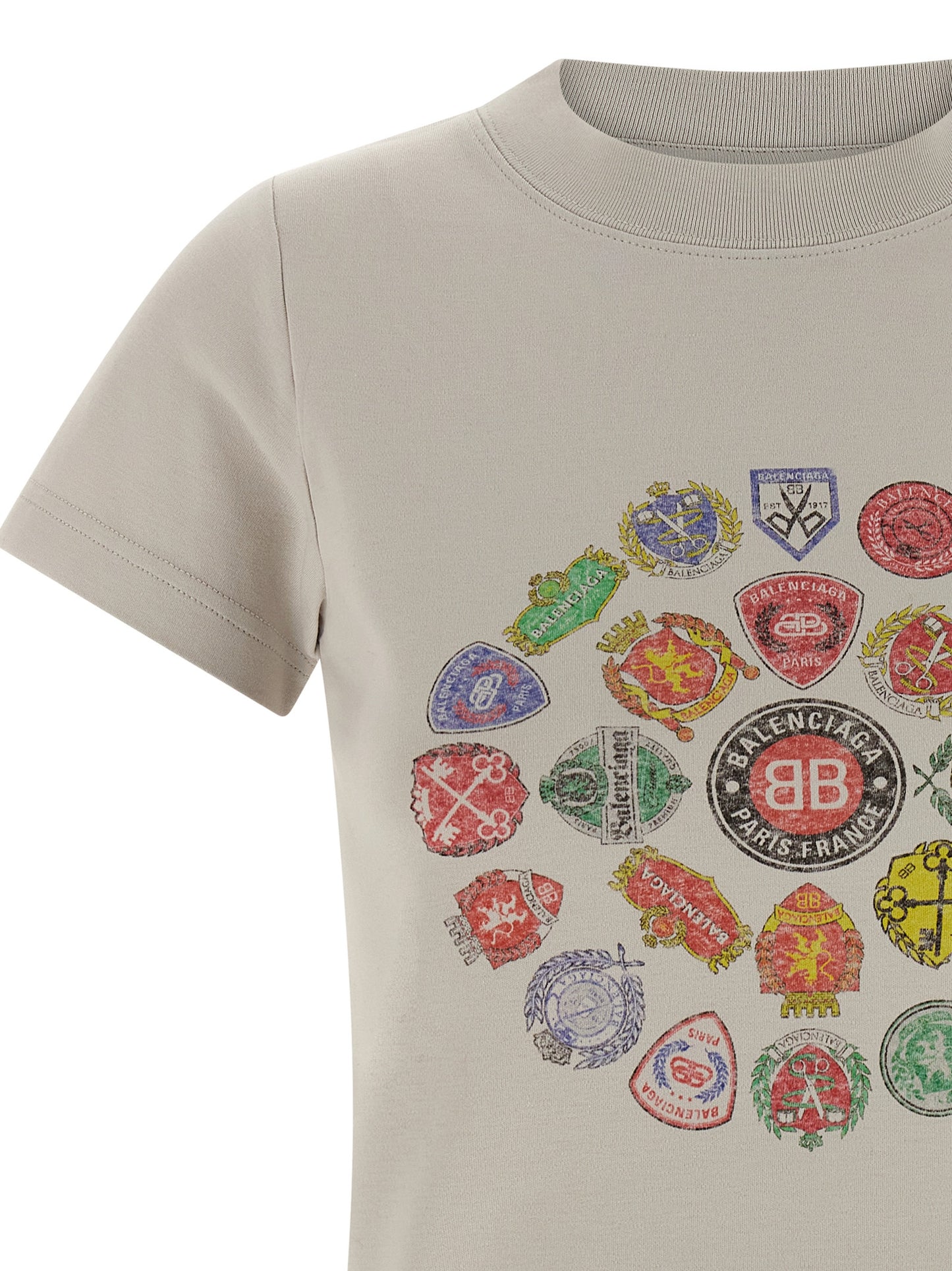 Balenciaga Women Logo Print T-Shirt BALENCIAGA