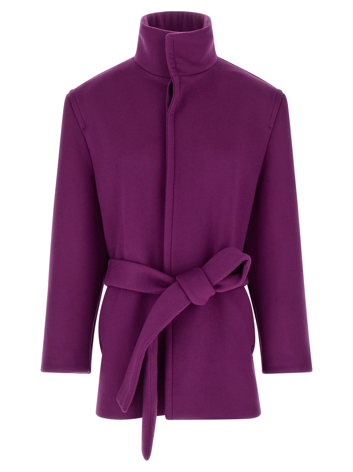 Saint Laurent Women Double-Face Wool Coat SAINT LAURENT