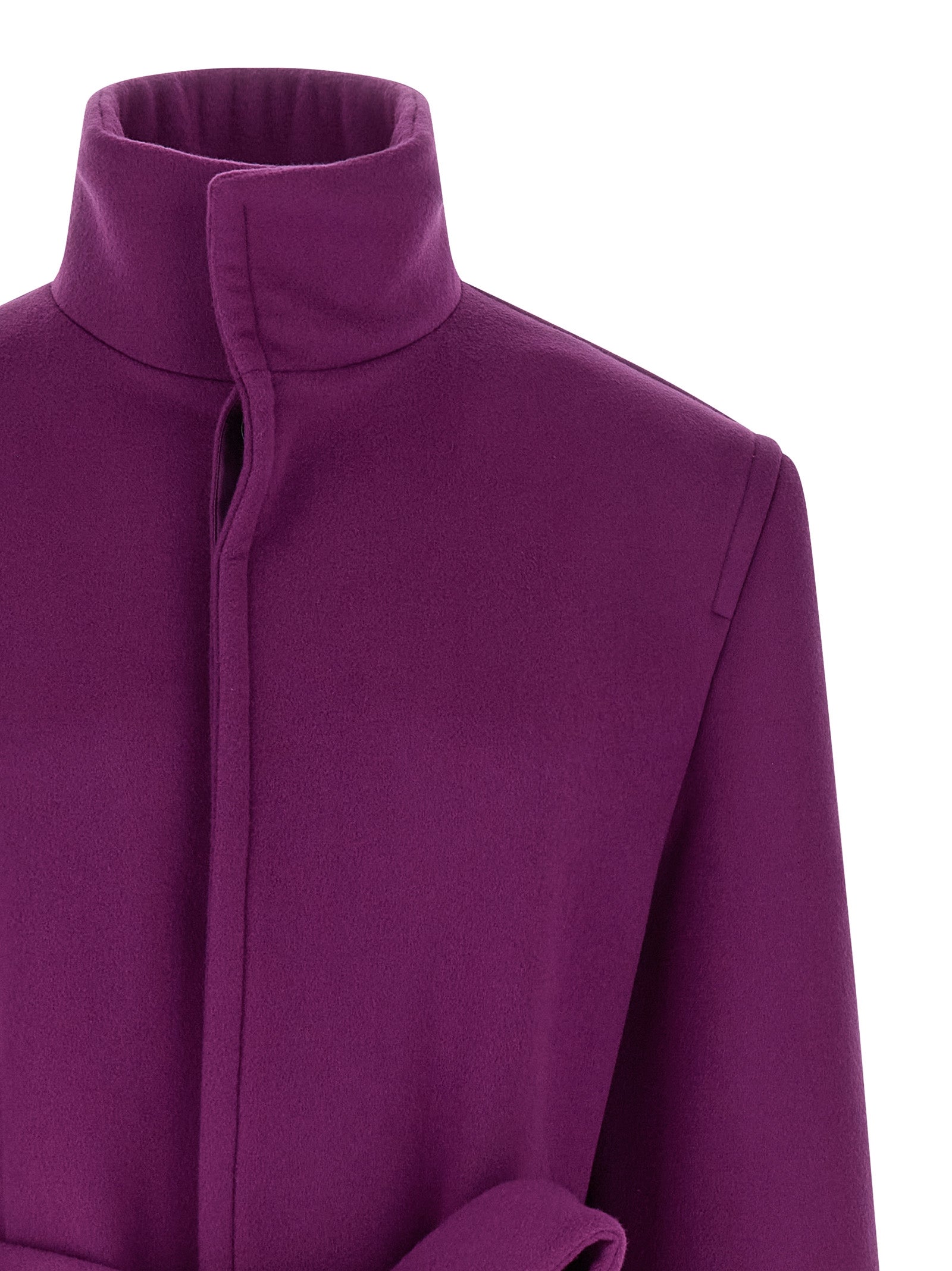 Saint Laurent Women Double-Face Wool Coat SAINT LAURENT