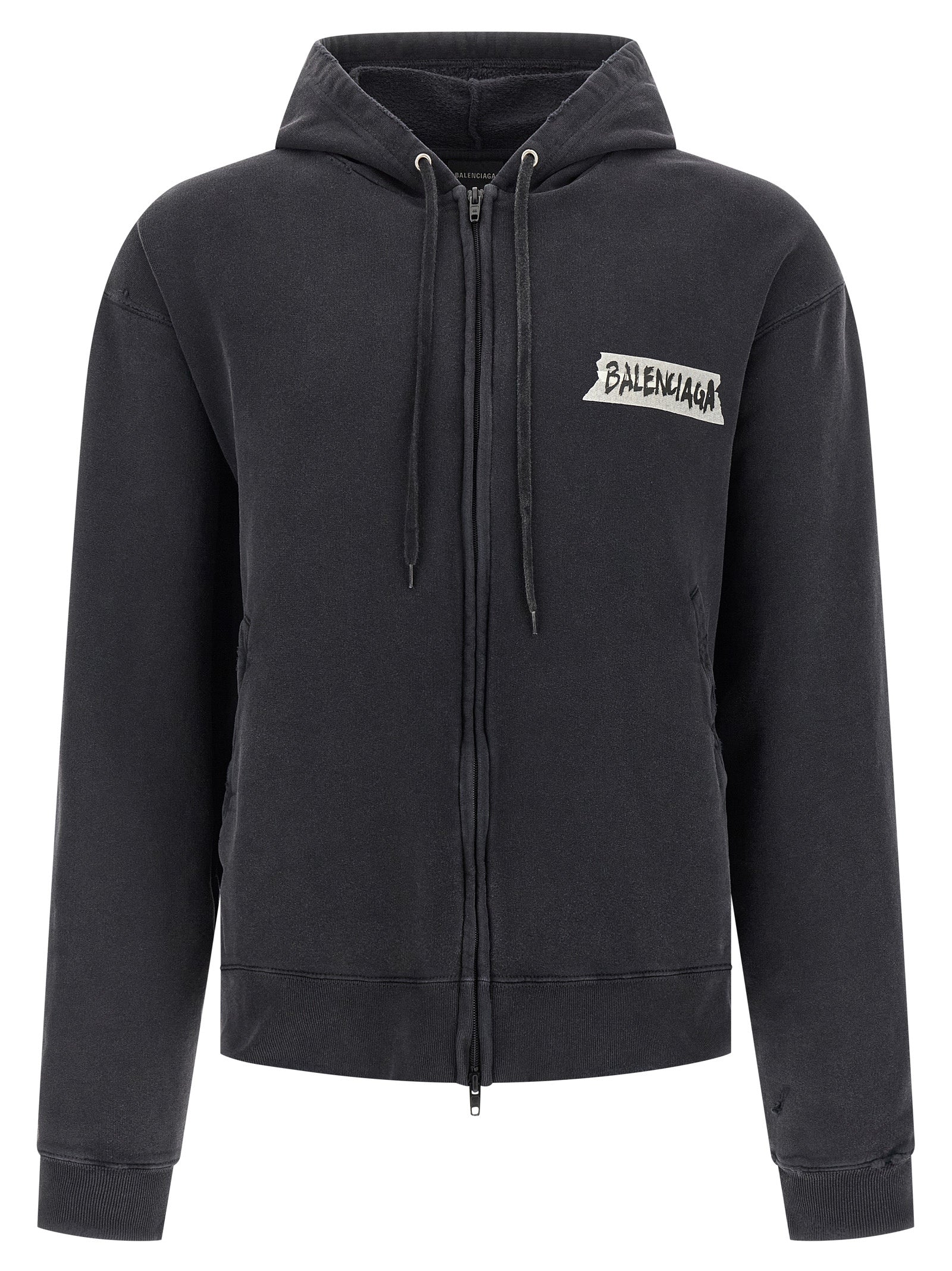 Balenciaga Men 'Masking Tape' Hoodie BALENCIAGA