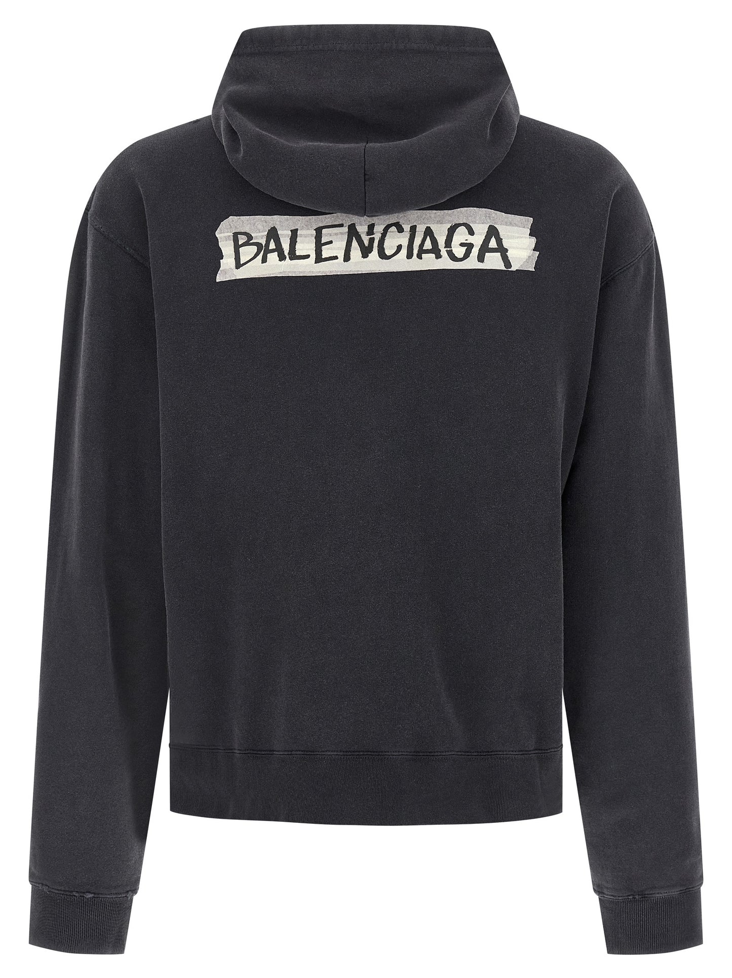 Balenciaga Men 'Masking Tape' Hoodie BALENCIAGA