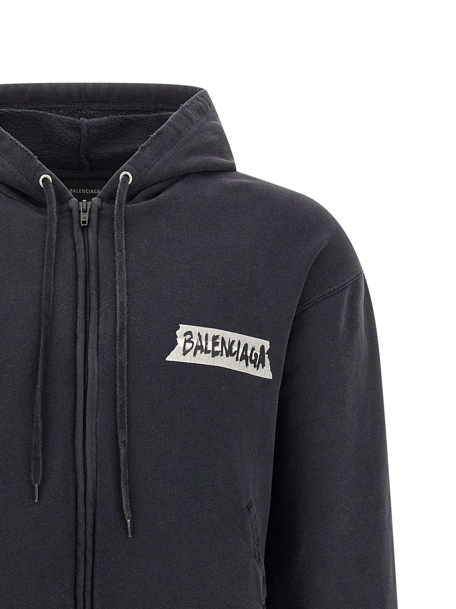 Balenciaga Men 'Masking Tape' Hoodie BALENCIAGA