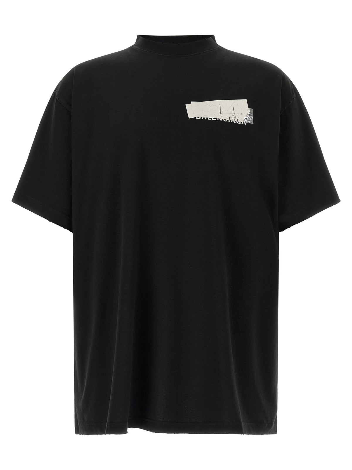 Balenciaga Men 'Silver Tape' T-Shirt BALENCIAGA