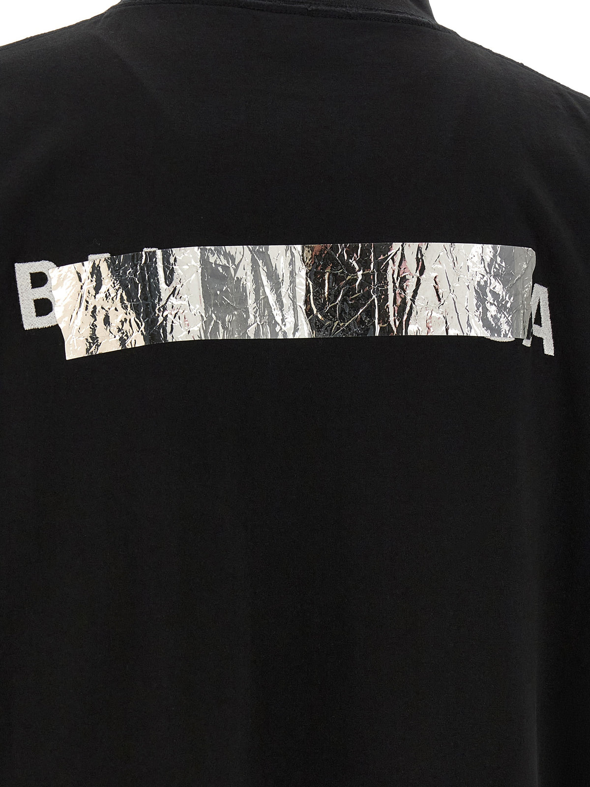 Balenciaga Men 'Silver Tape' T-Shirt BALENCIAGA