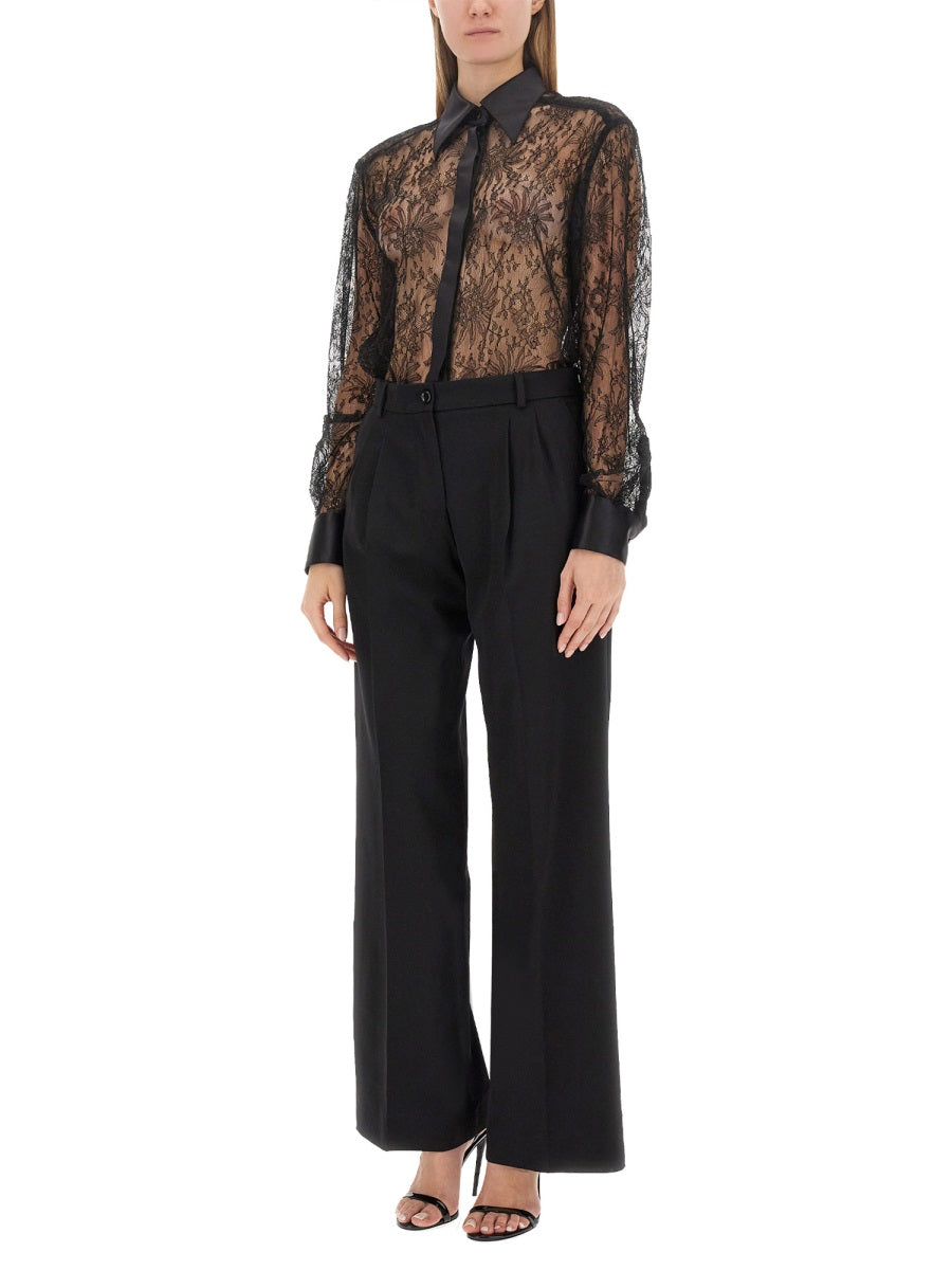Dolce & Gabbana Women Chantilly Lace Shirt DOLCE & GABBANA
