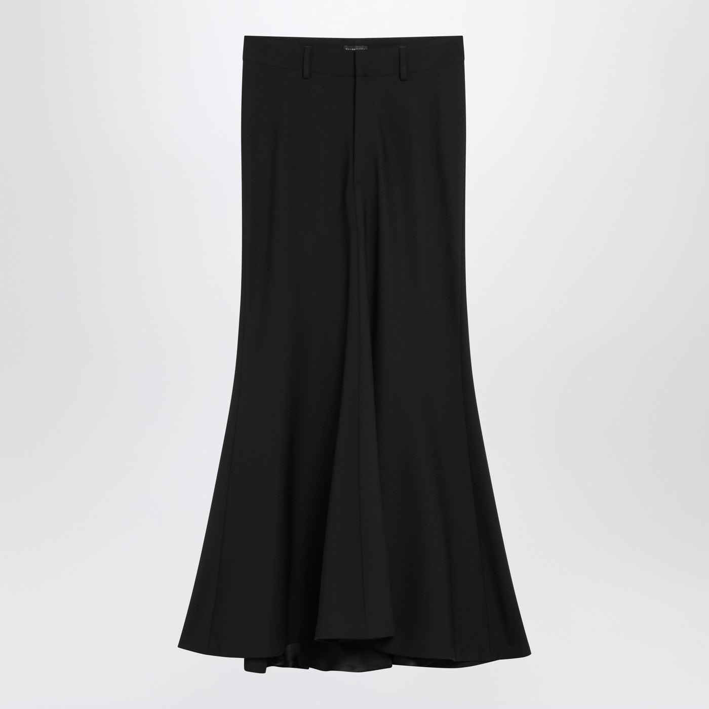 Balenciaga Black Long Wool Skirt Women BALENCIAGA