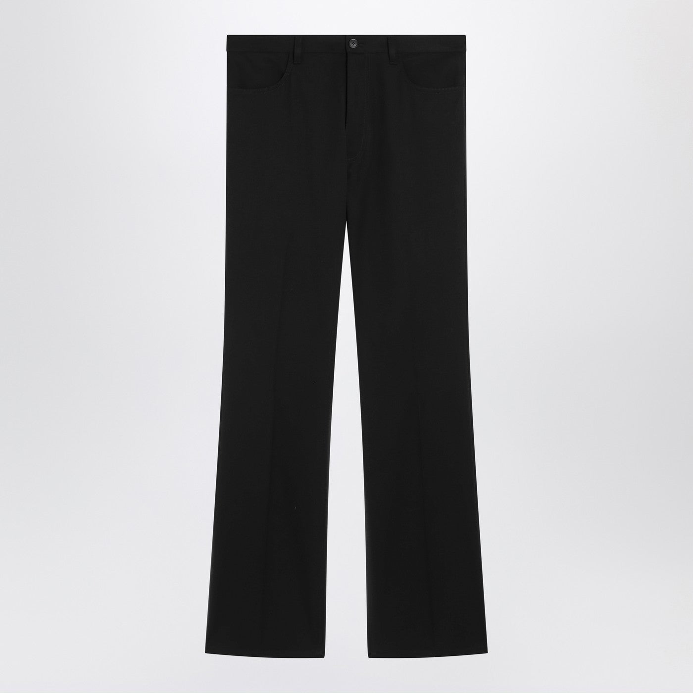 Balenciaga Black Regular Fit Tailored Trousers Men BALENCIAGA