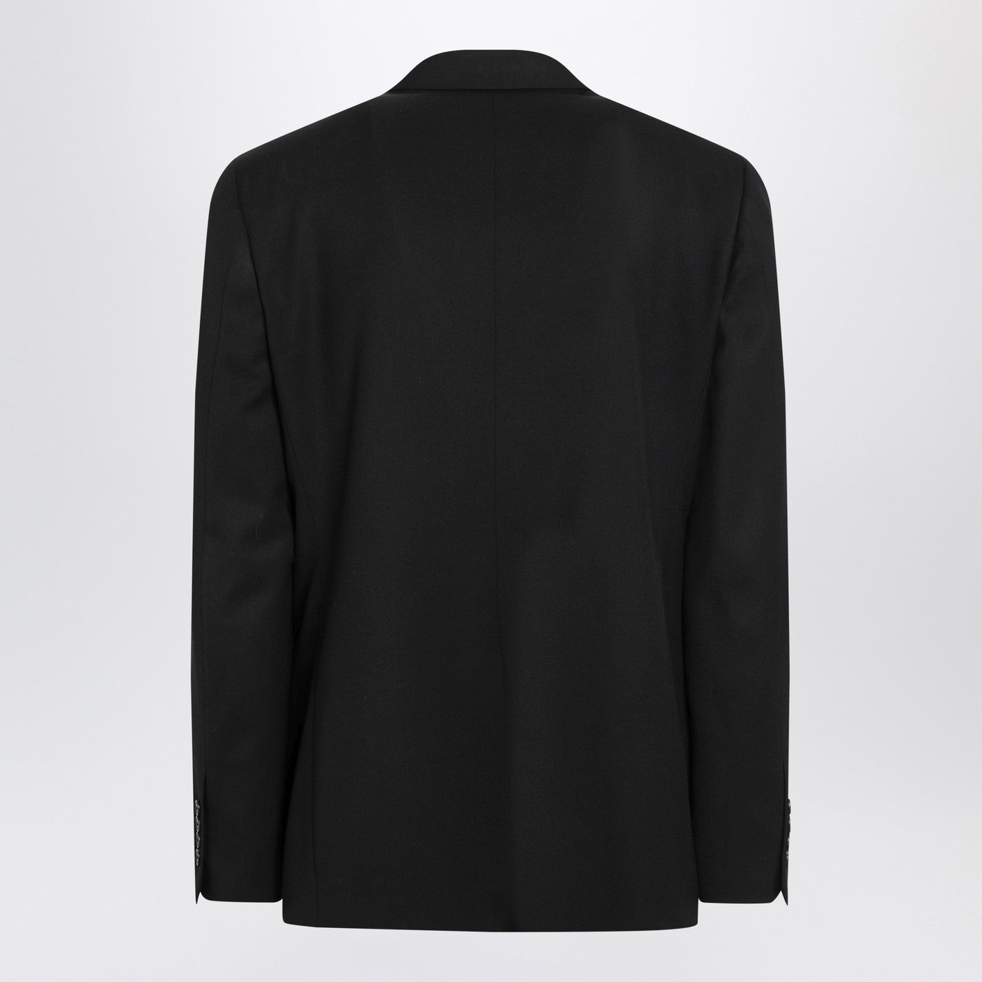 Balenciaga Black Single-Breasted Wool Jacket Men BALENCIAGA