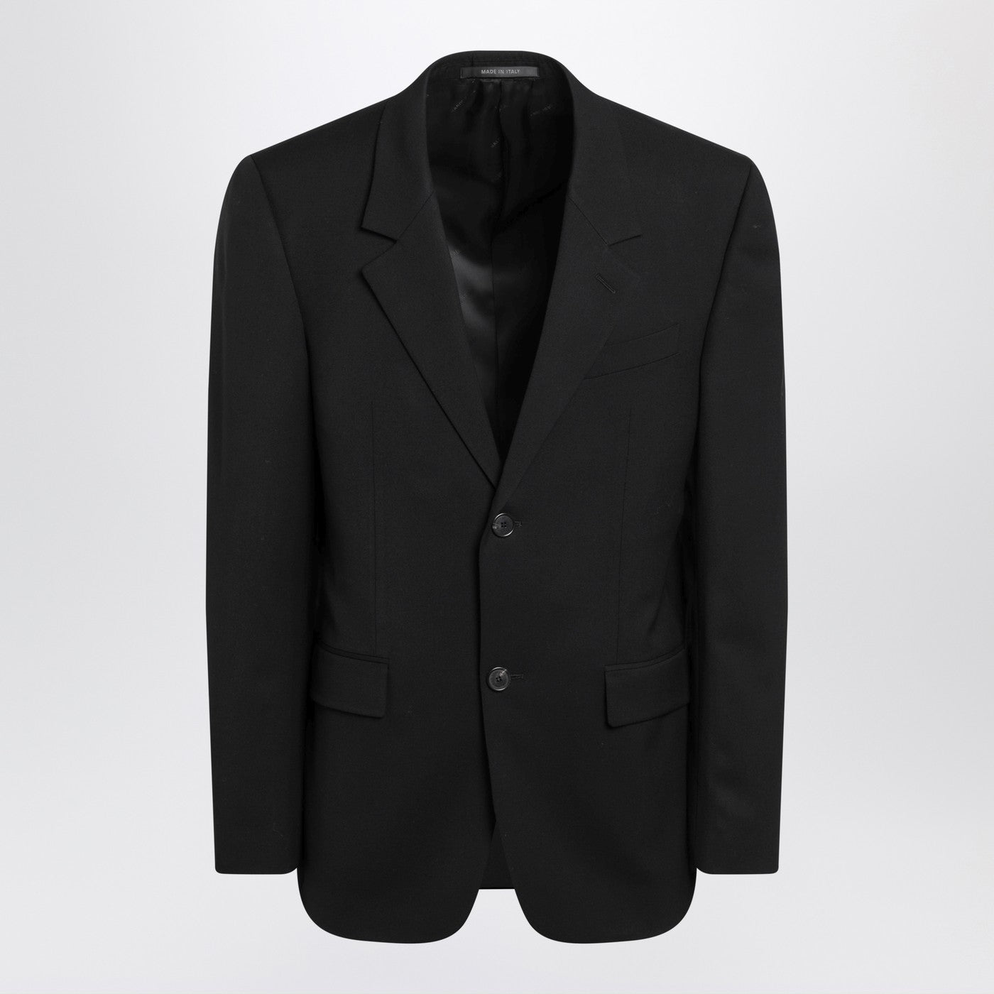 Balenciaga Single-Breasted Black Wool Jacket Women BALENCIAGA