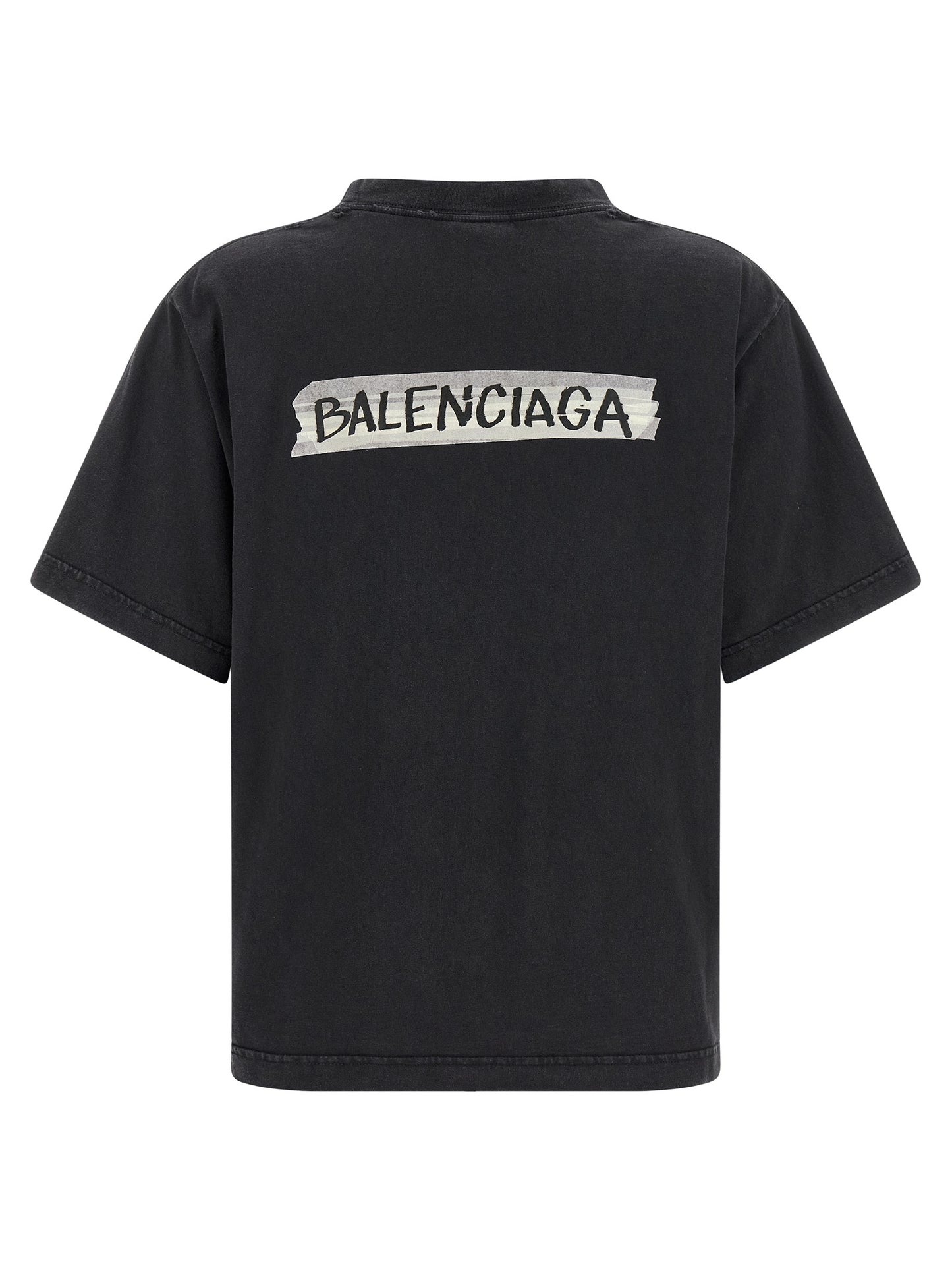 Balenciaga Women 'Masking Tape' T-Shirt BALENCIAGA