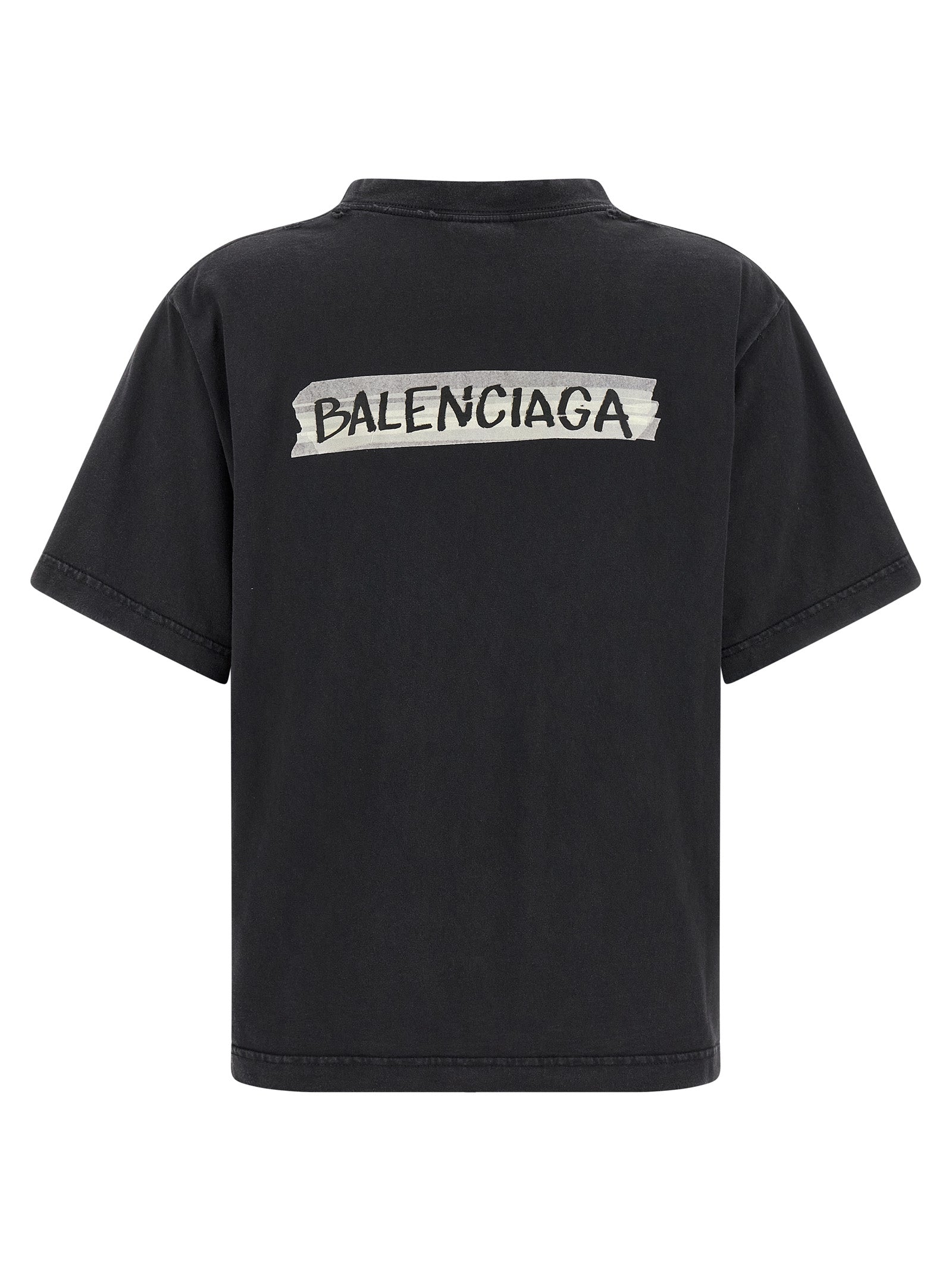 Balenciaga Women 'Masking Tape' T-Shirt BALENCIAGA
