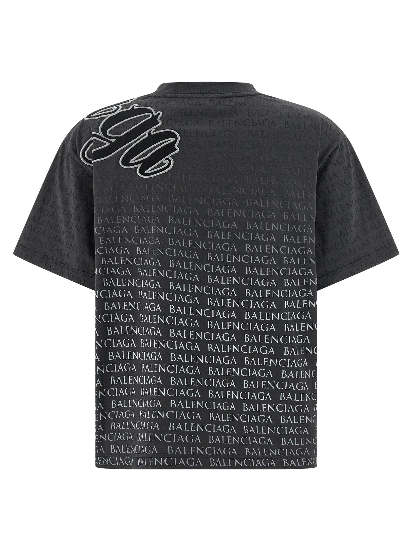 Balenciaga Women 'Cursive' T-Shirt BALENCIAGA