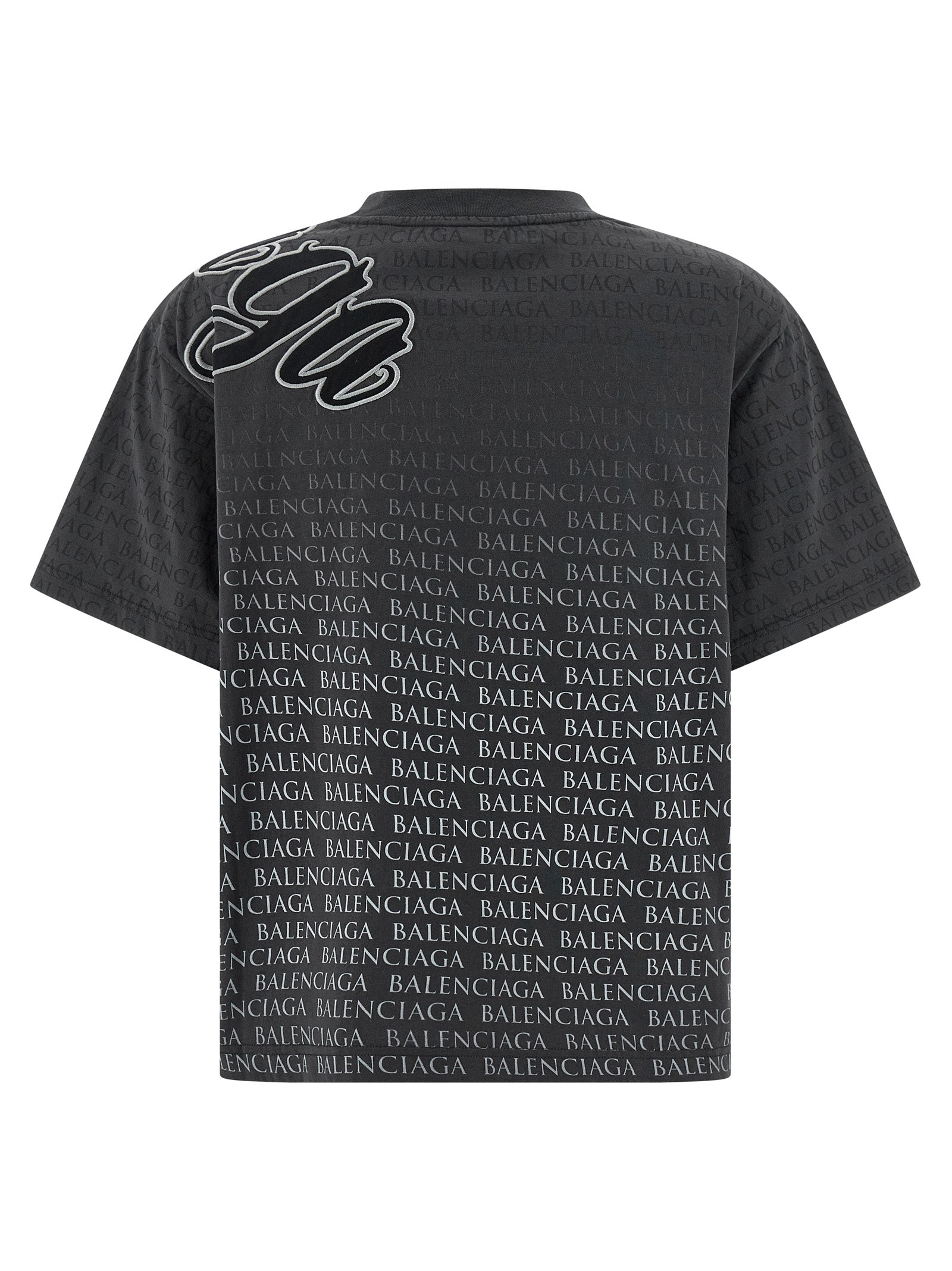 Balenciaga Women 'Cursive' T-Shirt BALENCIAGA