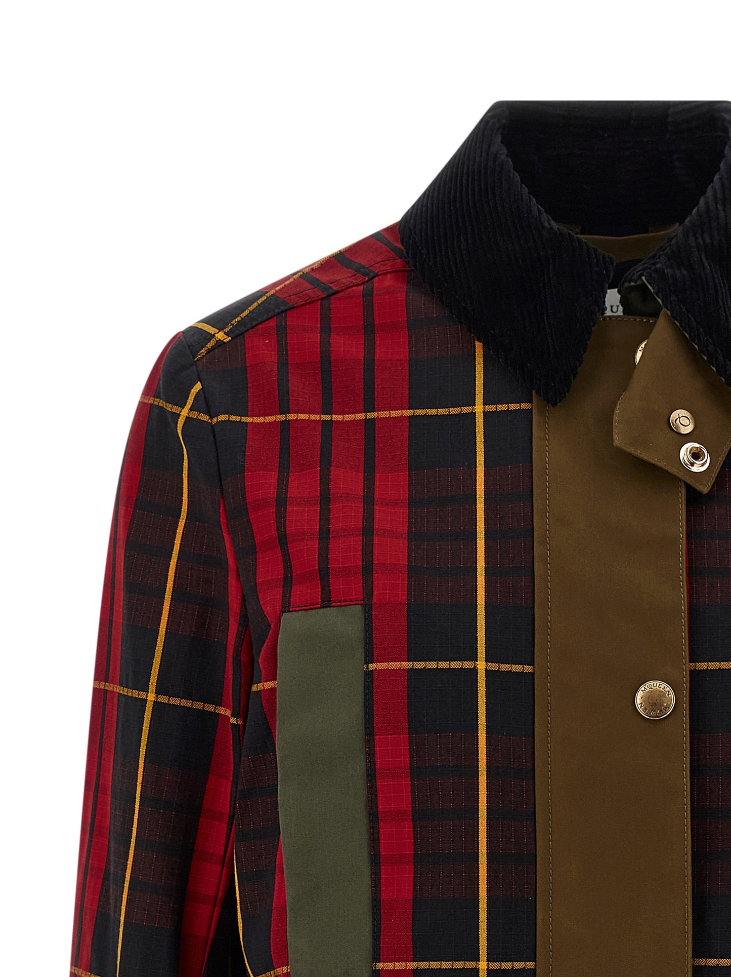 Mcqueen Women Patchwork Jacket ALEXANDER MCQUEEN
