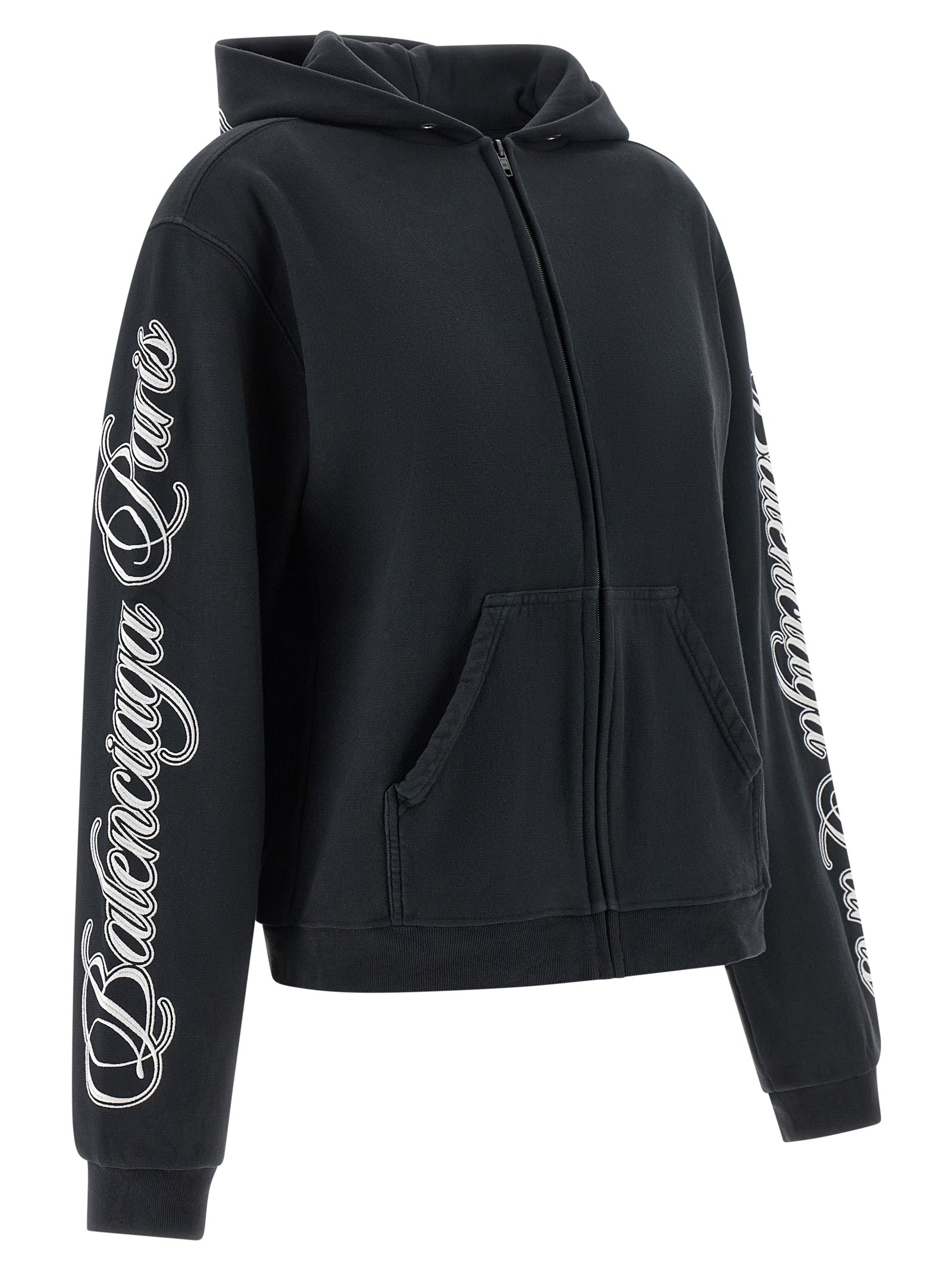 Balenciaga Women 'Cursive' Hoodie BALENCIAGA