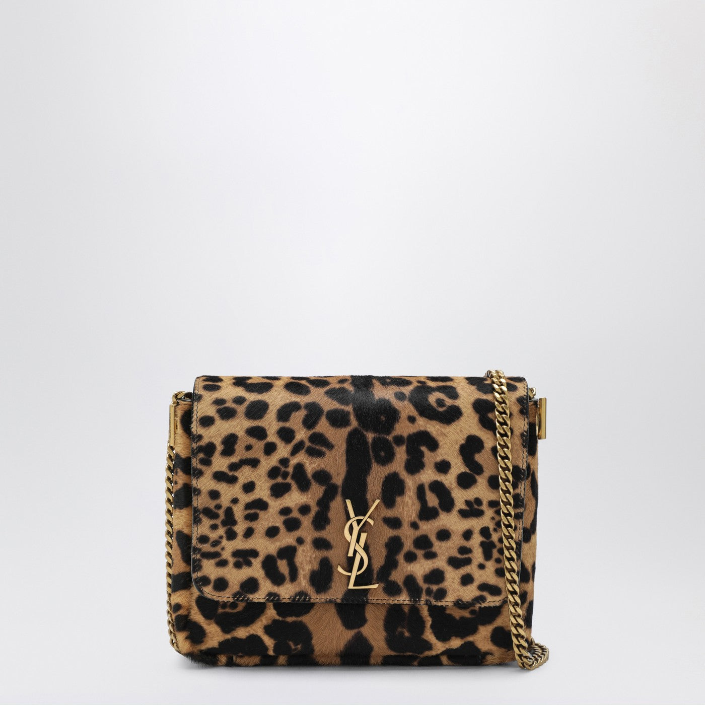 Saint Laurent Leopard-Print Kate Bag In Pony-Effect Leather Women SAINT LAURENT