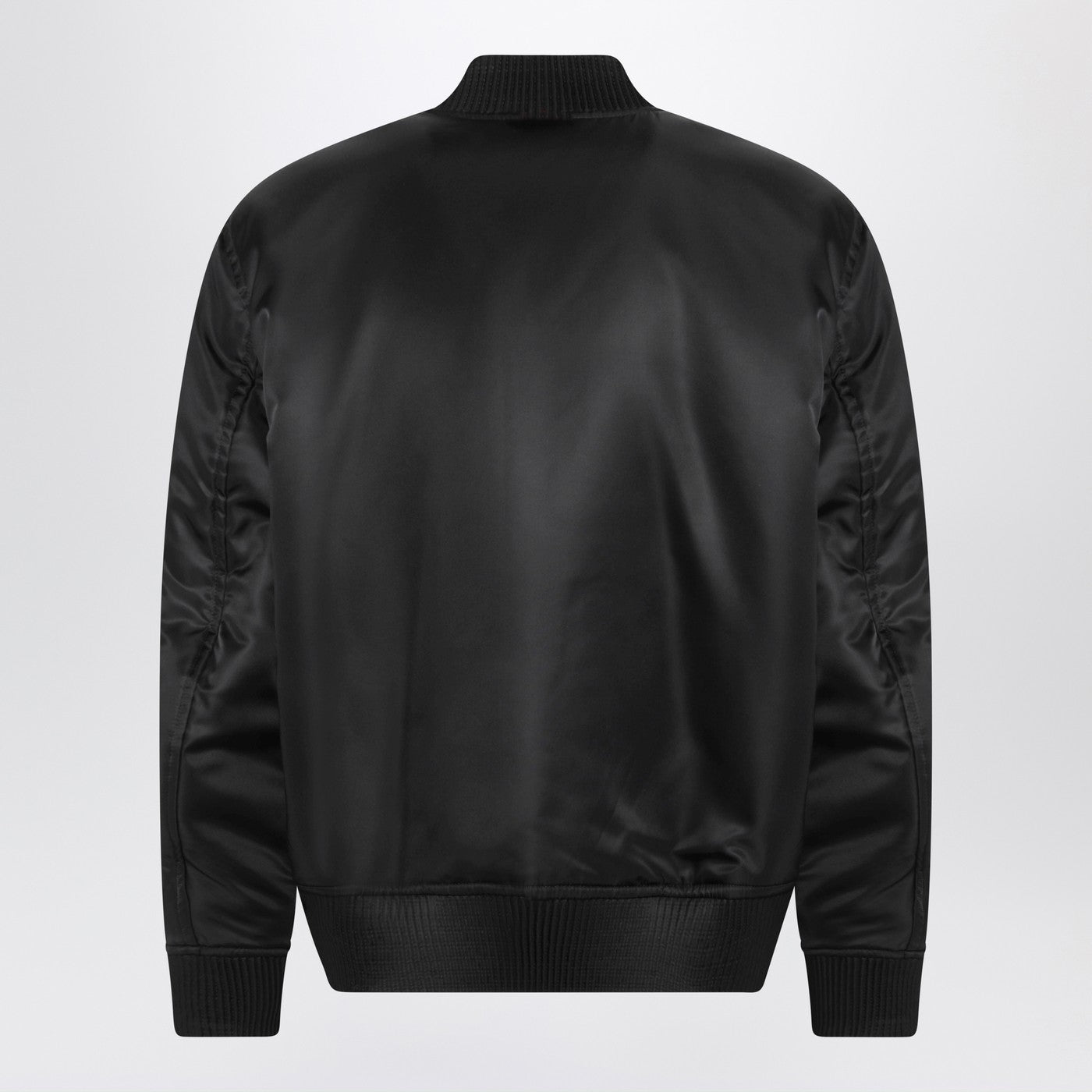 Gucci Reversible Bomber Jacket In Black/White Mouline Fabric Men GUCCI