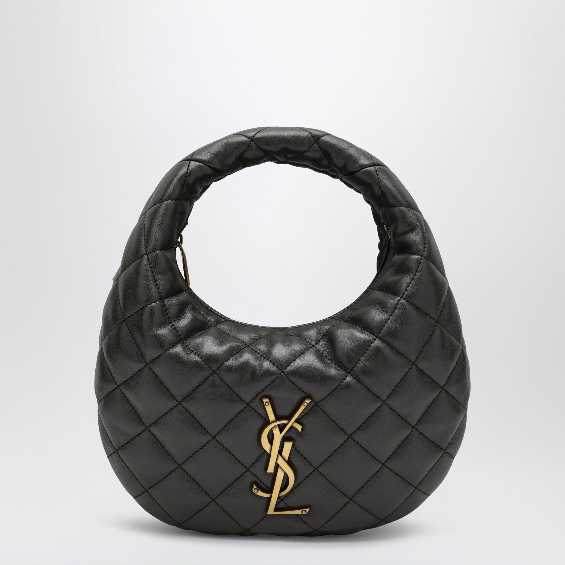 Saint Laurent Icare Baby Quilted Nappa Leather Handbag, Beige Women SAINT LAURENT