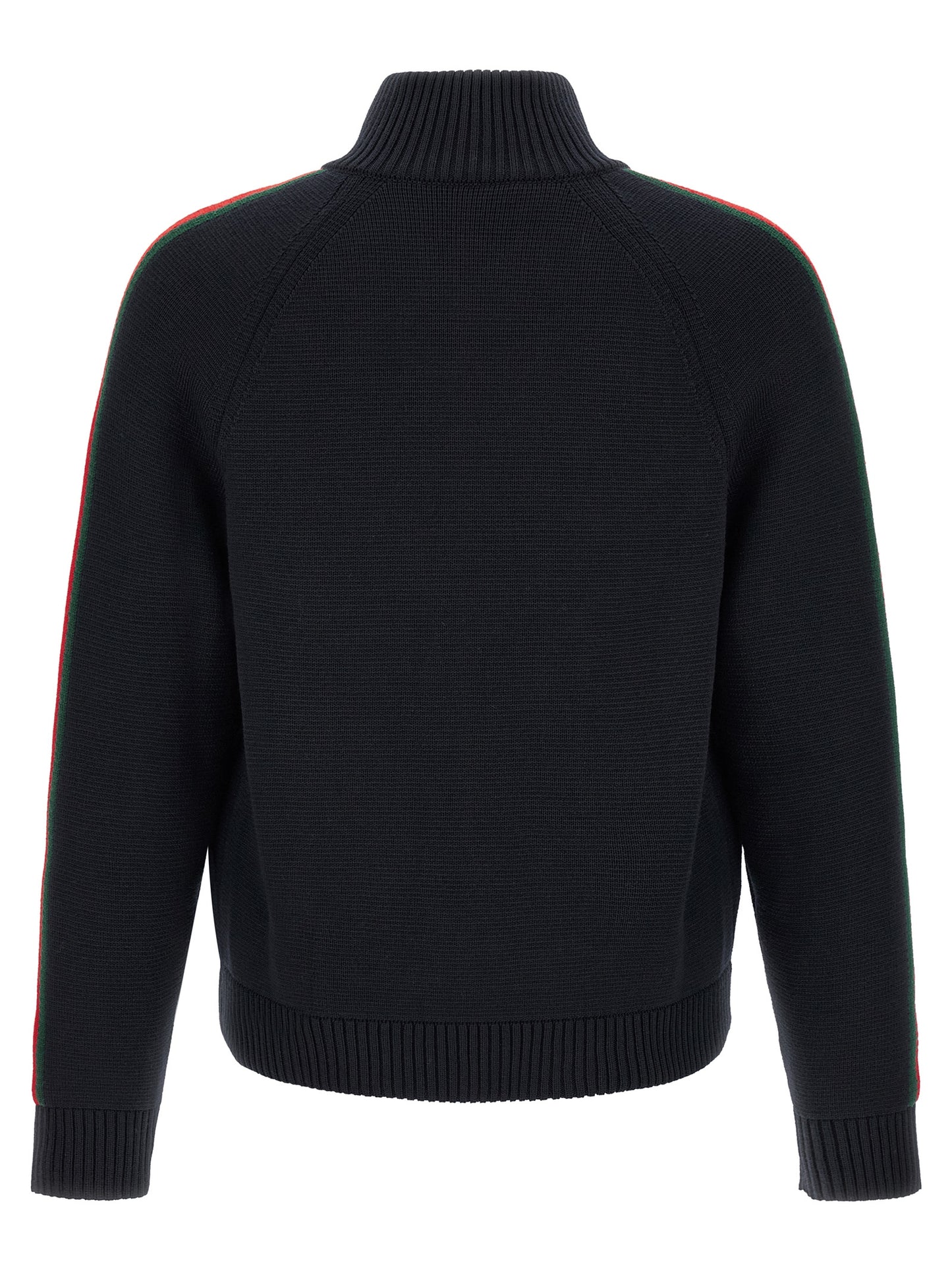 Gucci Men Gucci Web Ribbon Knitted Jacket GUCCI