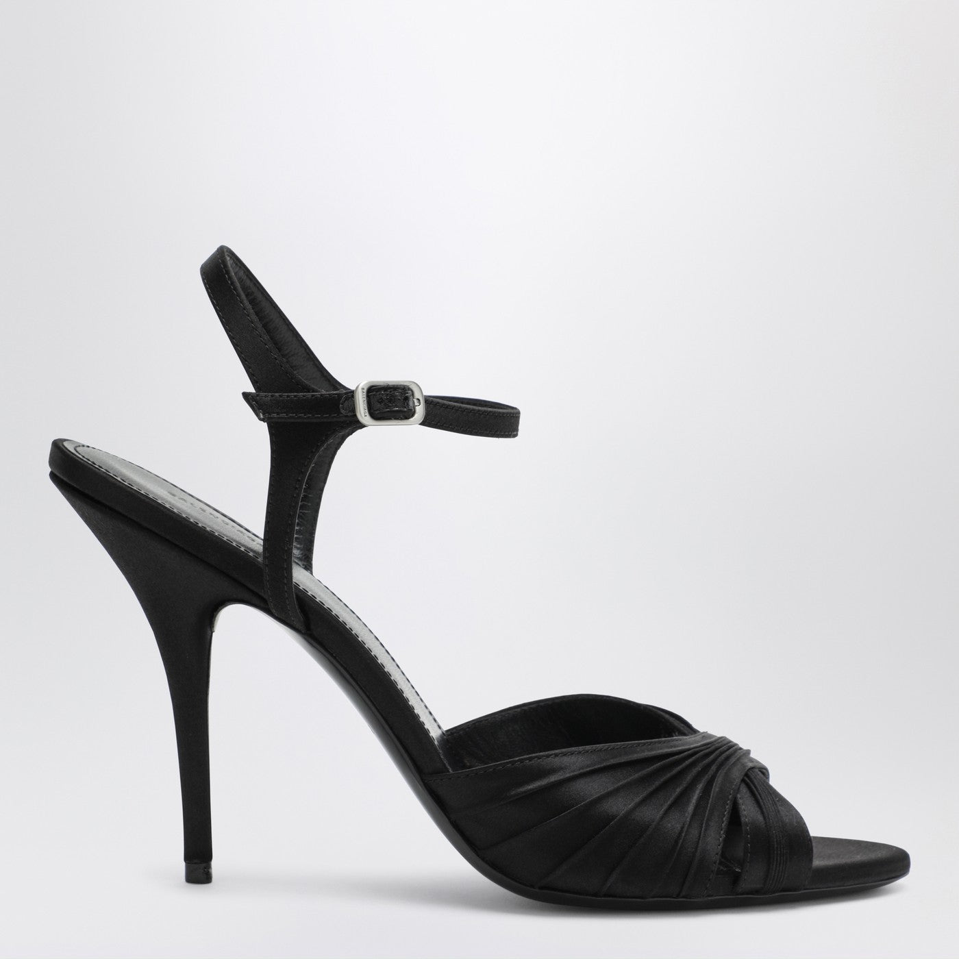 Balenciaga Black Dynastie Satin Sandals Women BALENCIAGA