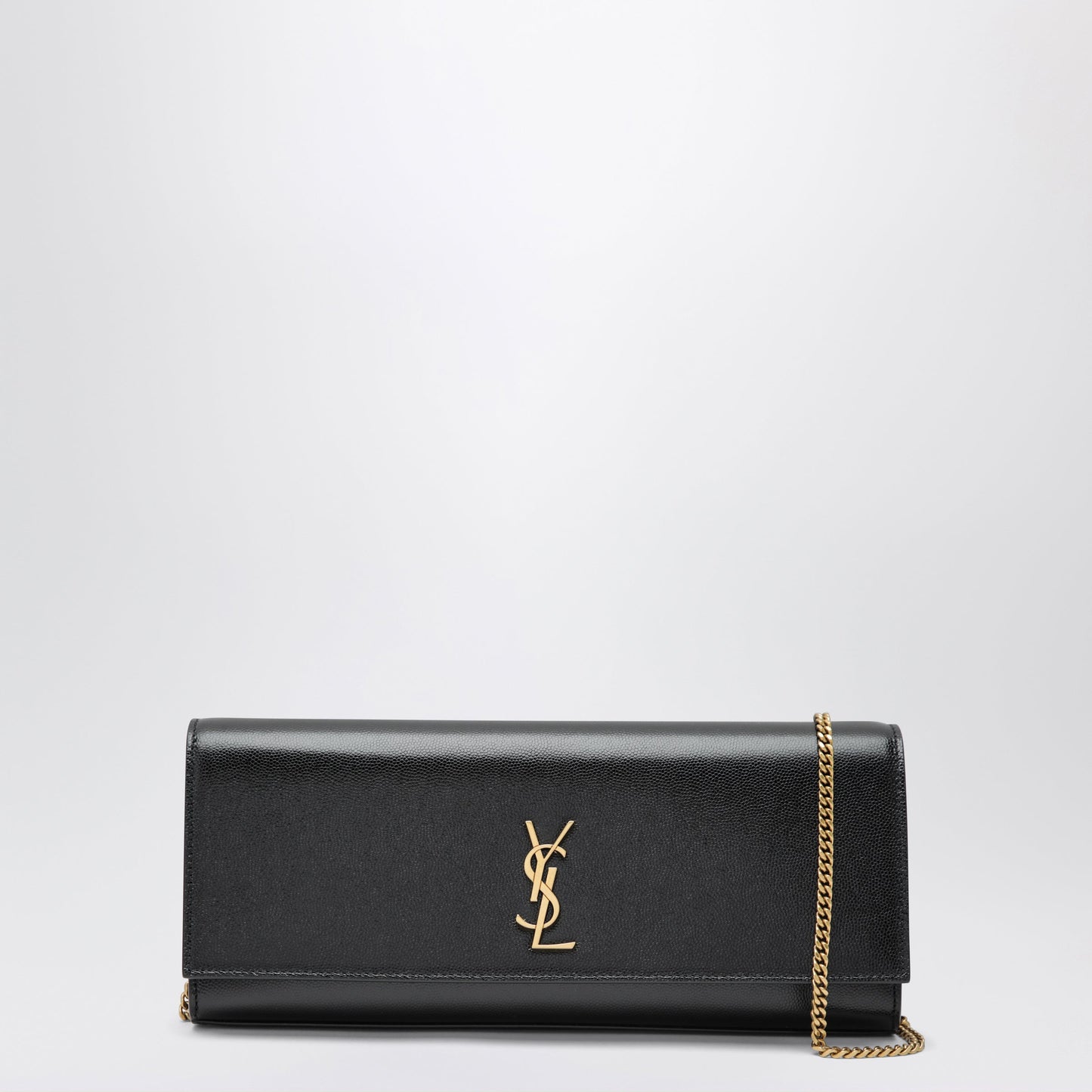 Saint Laurent Black Kate Clutch In Grain De Poudre Leather Women SAINT LAURENT