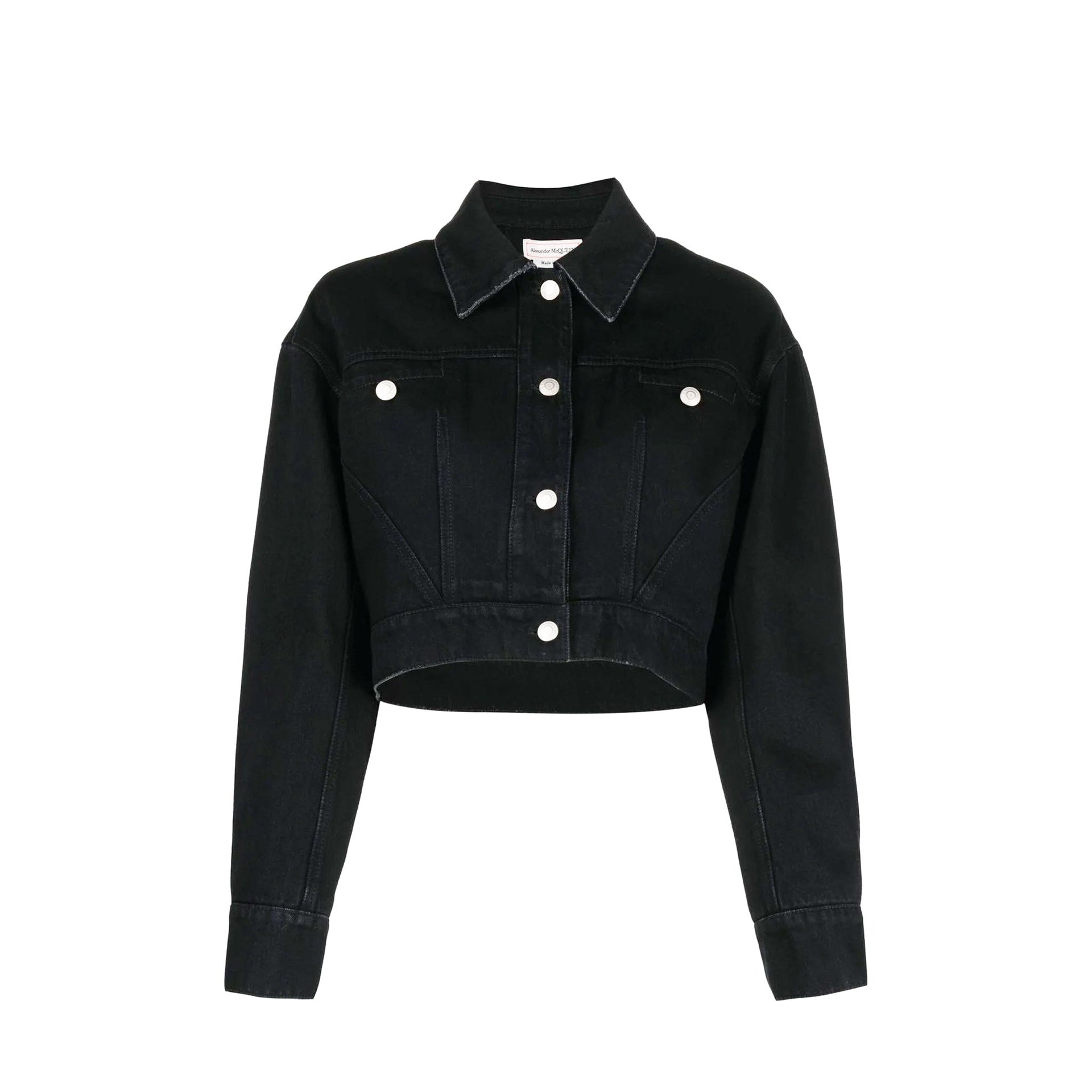 Alexander Mcqueen Denim Jacket Women ALEXANDER MCQUEEN