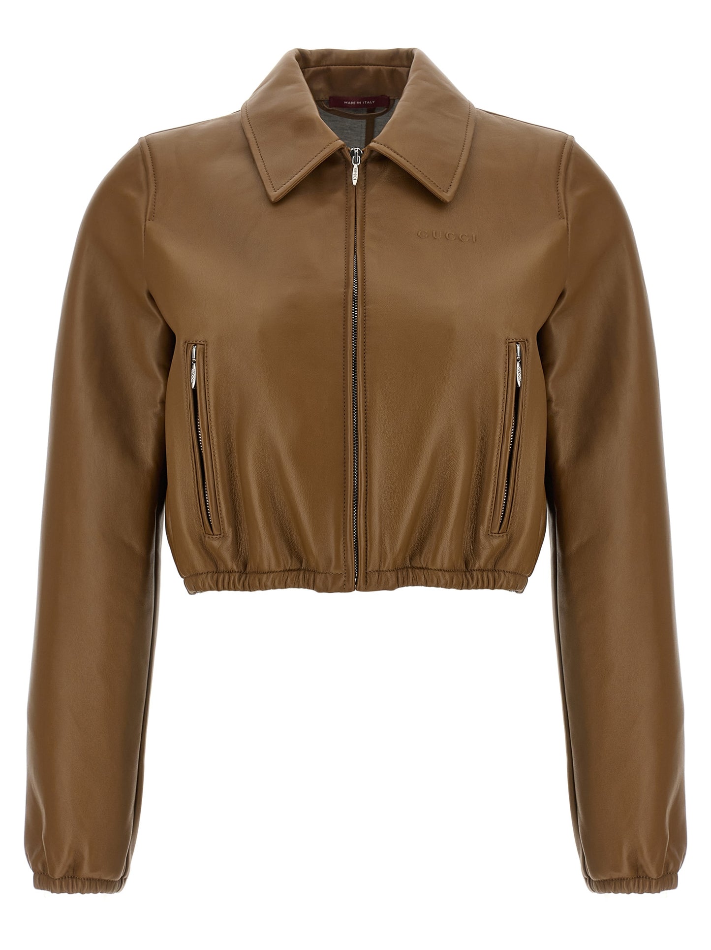 Gucci Women 'Gucci' Cropped Jacket GUCCI