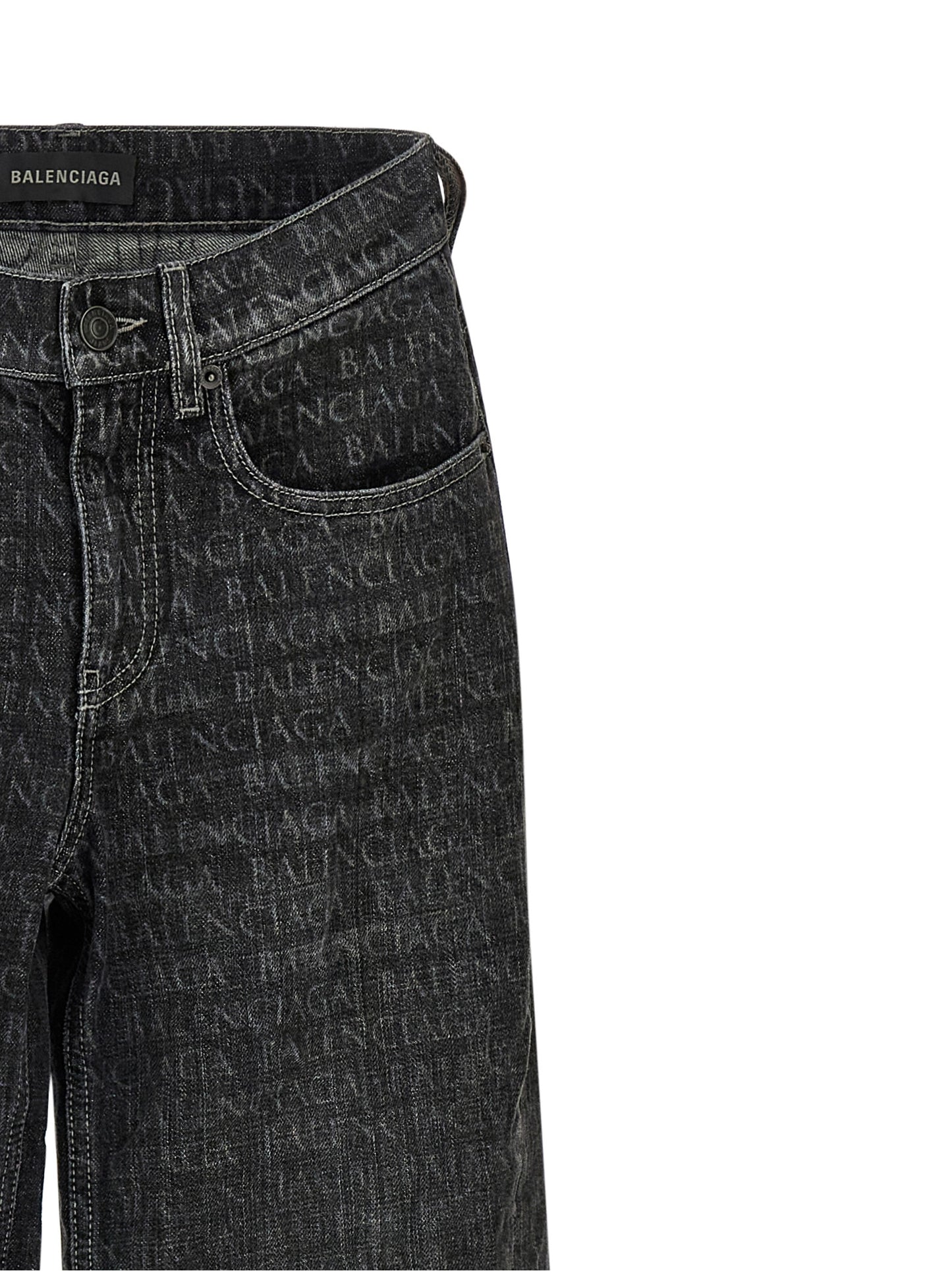 Balenciaga Women Wide Leg Jeans BALENCIAGA