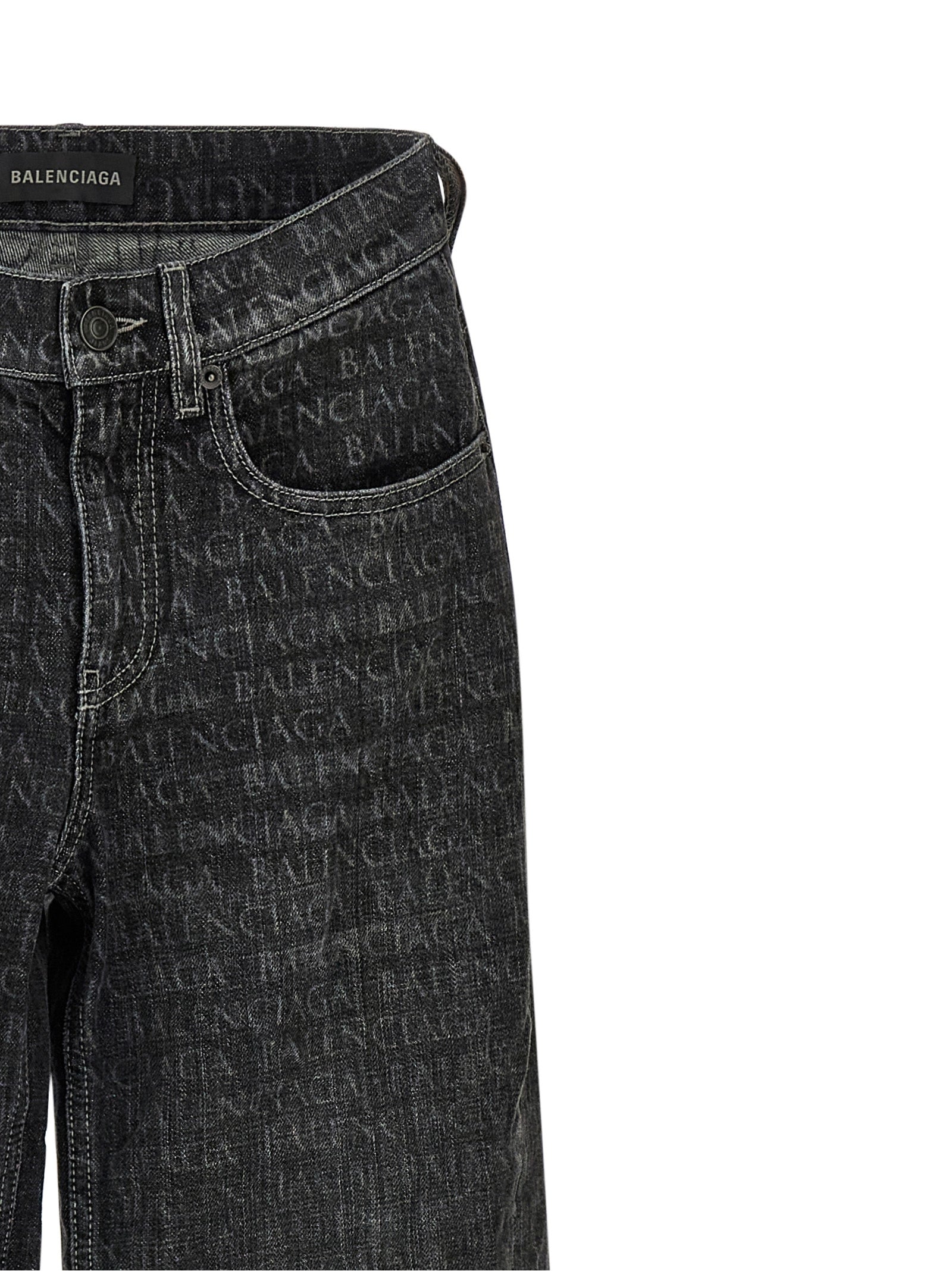 Balenciaga Women Wide Leg Jeans BALENCIAGA
