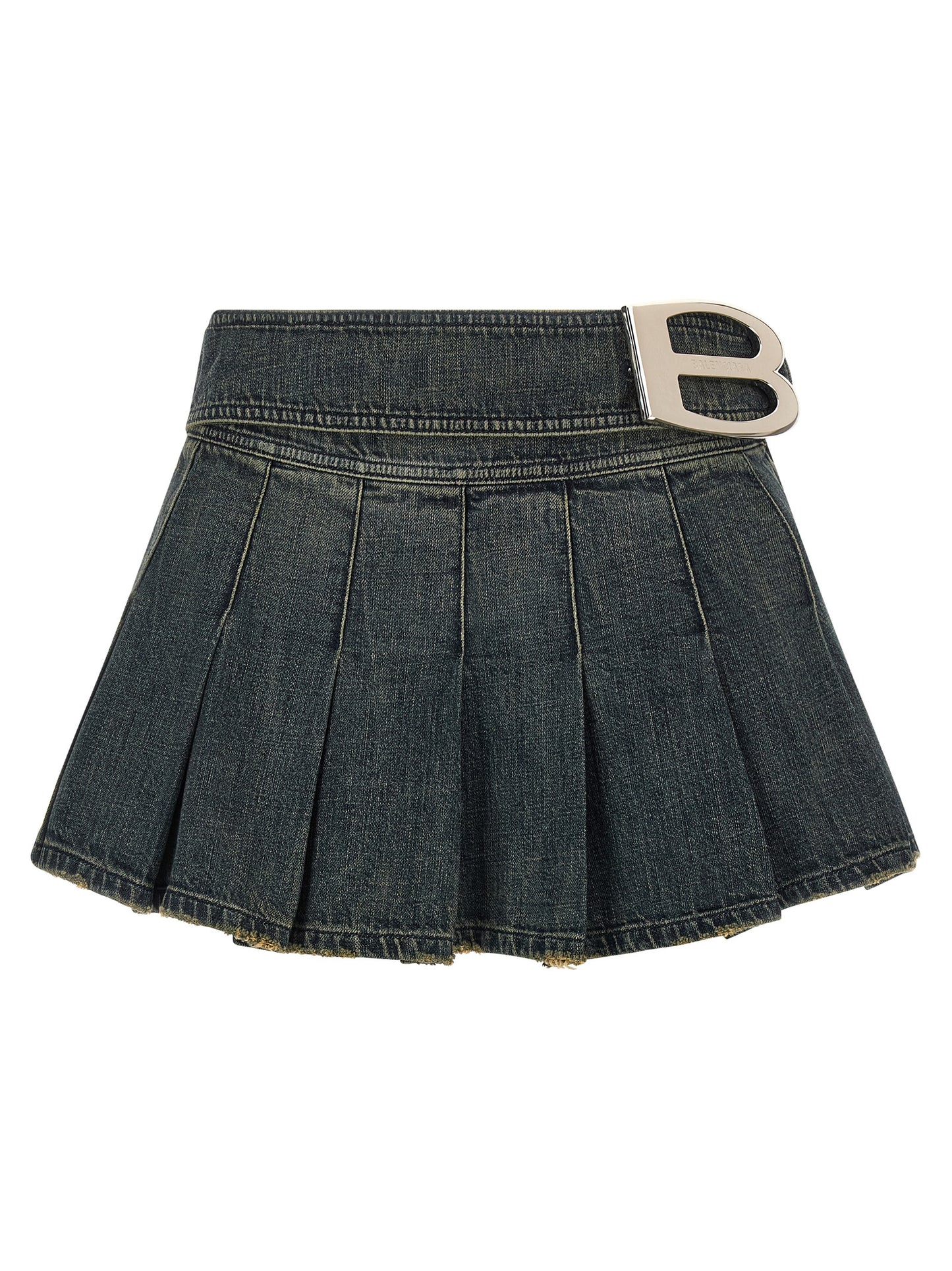 Balenciaga Women 'Buckle Pleated' Skirt BALENCIAGA